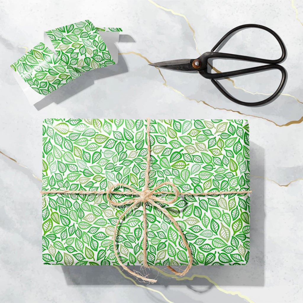 Artistic Leaf Art & Craft Gift Wrapping Paper-Wrapping Papers-WRP_PP-IC 5007409 IC 5007409, Abstract Expressionism, Abstracts, Art and Paintings, Black and White, Decorative, Digital, Digital Art, Drawing, Fashion, Graphic, Illustrations, Modern Art, Nature, Patterns, Retro, Scenic, Seasons, Semi Abstract, Signs, Signs and Symbols, White, artistic, leaf, art, craft, gift, wrapping, paper, abstract, autumn, background, beautiful, beauty, curve, decor, decoration, design, elegance, element, fall, green, illus