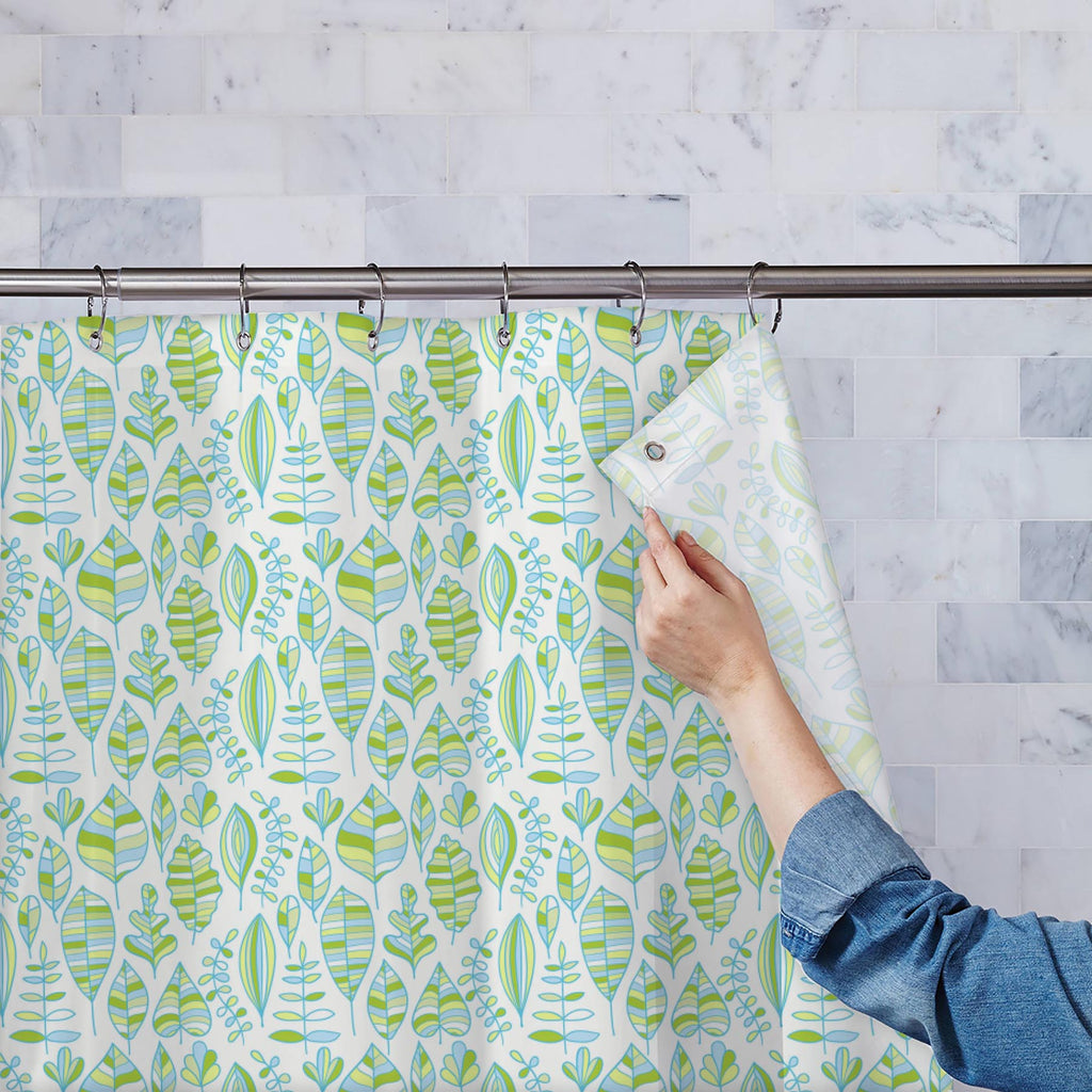 Autumn Leaf D4 Washable Waterproof Shower Curtain-Shower Curtains-CUR_SH_EL-IC 5007414 IC 5007414, Abstract Expressionism, Abstracts, Ancient, Art and Paintings, Black and White, Decorative, Digital, Digital Art, Drawing, Fashion, Graphic, Historical, Illustrations, Medieval, Modern Art, Nature, Paintings, Patterns, Retro, Scenic, Seasons, Semi Abstract, Signs, Signs and Symbols, Vintage, White, autumn, leaf, d4, washable, waterproof, shower, curtain, abstract, art, background, branch, decor, decoration, de