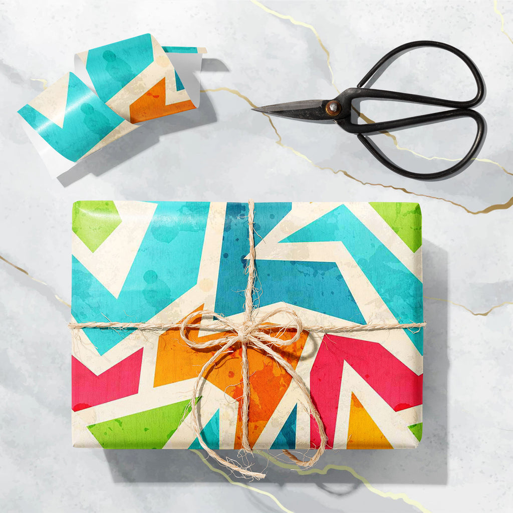 Geometric D1 Art & Craft Gift Wrapping Paper-Wrapping Papers-WRP_PP-IC 5007426 IC 5007426, Abstract Expressionism, Abstracts, Ancient, Art and Paintings, Culture, Decorative, Digital, Digital Art, Ethnic, Fashion, Geometric, Geometric Abstraction, Graffiti, Graphic, Historical, Illustrations, Marble and Stone, Medieval, Modern Art, Patterns, Retro, Semi Abstract, Signs, Signs and Symbols, Traditional, Triangles, Tribal, Urban, Vintage, World Culture, d1, art, craft, gift, wrapping, paper, abstract, artistic