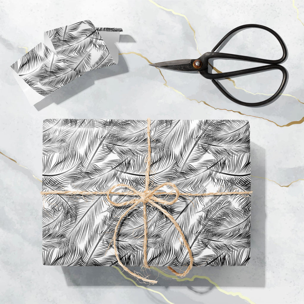 Feathers Art & Craft Gift Wrapping Paper-Wrapping Papers-WRP_PP-IC 5007443 IC 5007443, Abstract Expressionism, Abstracts, Ancient, Animals, Art and Paintings, Birds, Black, Black and White, Decorative, Digital, Digital Art, Drawing, Fashion, Geometric, Geometric Abstraction, Graphic, Historical, Illustrations, Medieval, Modern Art, Nature, Patterns, Retro, Scenic, Semi Abstract, Signs, Signs and Symbols, Vintage, White, feathers, art, craft, gift, wrapping, paper, abstract, air, animal, artistic, backdrop, 