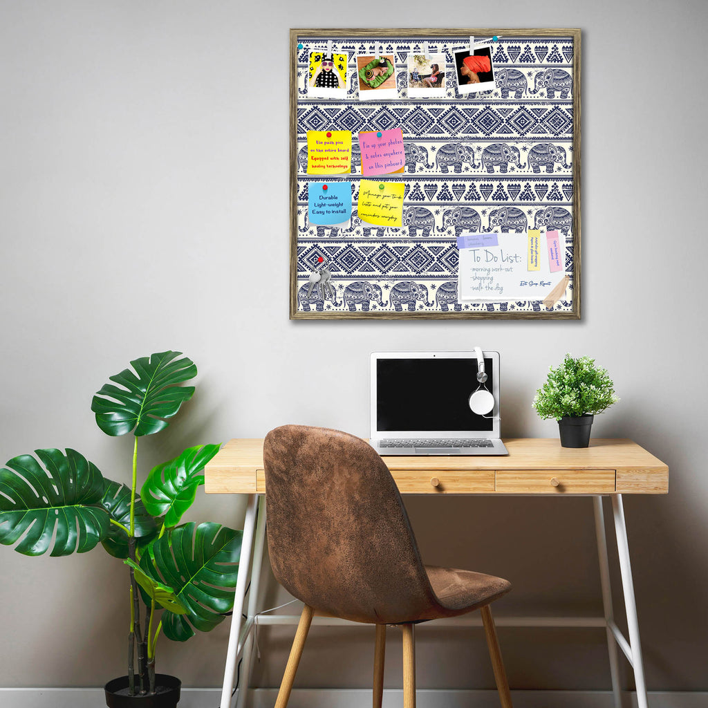 Ethnic Elephant Bulletin Board Notice Pin Board Soft Board | Framed-Bulletin Boards Framed-BLB_FR-IC 5007449 IC 5007449, Abstract Expressionism, Abstracts, African, Allah, Ancient, Arabic, Art and Paintings, Aztec, Botanical, Culture, Ethnic, Fashion, Festivals and Occasions, Festive, Floral, Flowers, Historical, Illustrations, Indian, Islam, Mandala, Medieval, Mexican, Nature, Patterns, Retro, Semi Abstract, Signs, Signs and Symbols, Traditional, Tribal, Vintage, World Culture, elephant, bulletin, board, n