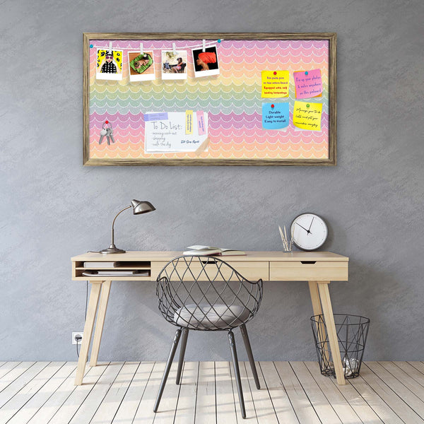 Wavey Bulletin Board Notice Pin Board Soft Board | Framed-Bulletin Boards Framed-BLB_FR-IC 5007451 IC 5007451, Abstract Expressionism, Abstracts, Ancient, Books, Decorative, Digital, Digital Art, Fashion, Geometric, Geometric Abstraction, Graphic, Historical, Medieval, Modern Art, Patterns, Retro, Semi Abstract, Stripes, Vintage, wavey, bulletin, board, notice, pin, vision, soft, combo, with, thumb, push, pins, sticky, notes, antique, golden, frame, seamless, wallpaper, pink, pastel, abstract, aqua, backdro