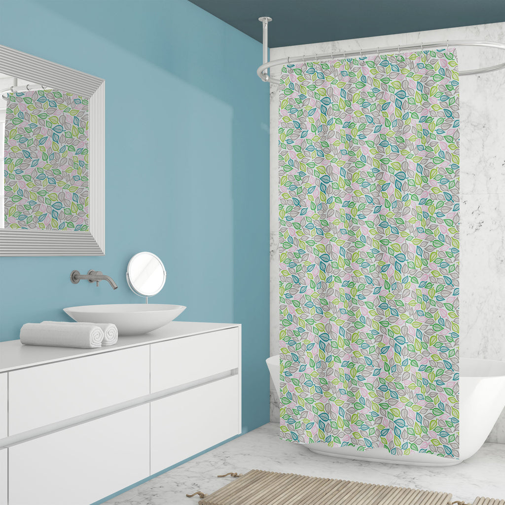 Summer Leaf Washable Waterproof Shower Curtain-Shower Curtains-CUR_SH_EL-IC 5007456 IC 5007456, Abstract Expressionism, Abstracts, Ancient, Art and Paintings, Black and White, Decorative, Digital, Digital Art, Drawing, Fashion, Graphic, Historical, Illustrations, Medieval, Modern Art, Nature, Paintings, Patterns, Retro, Scenic, Seasons, Semi Abstract, Signs, Signs and Symbols, Vintage, White, summer, leaf, washable, waterproof, shower, curtain, abstract, art, autumn, background, branch, decor, decoration, d