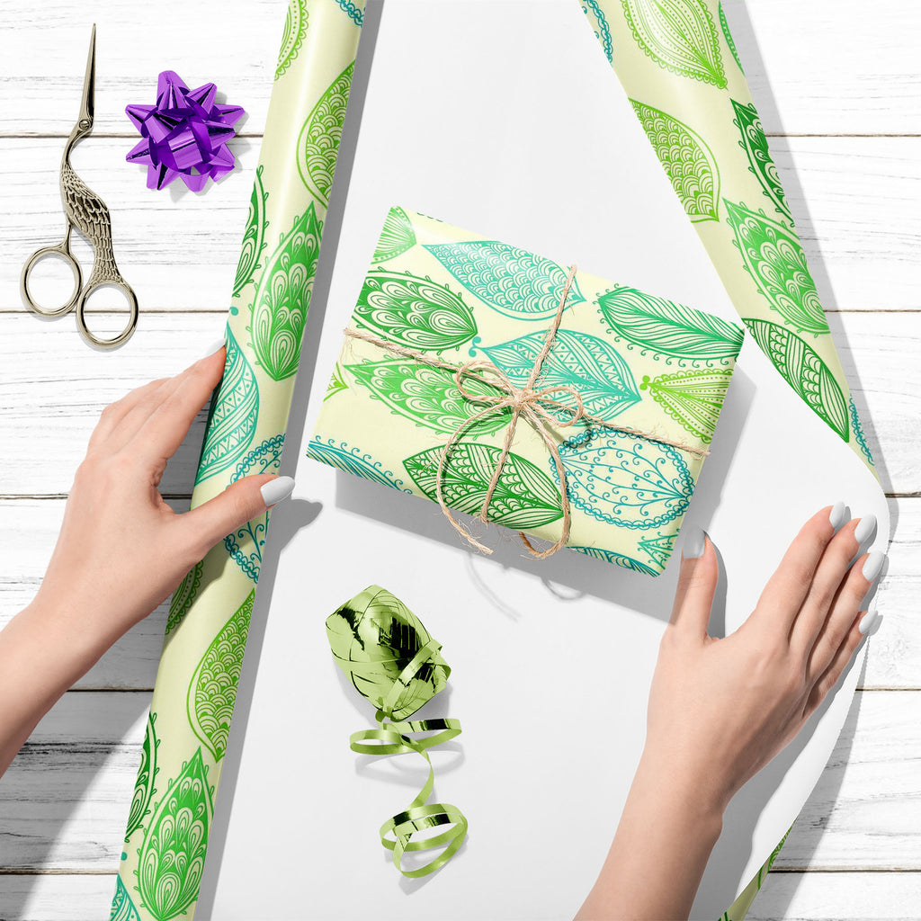 Vintage Ornate Leaves Art & Craft Gift Wrapping Paper-Wrapping Papers-WRP_PP-IC 5007459 IC 5007459, Abstract Expressionism, Abstracts, Ancient, Art and Paintings, Botanical, Digital, Digital Art, Drawing, Fashion, Floral, Flowers, Graphic, Historical, Illustrations, Medieval, Nature, Paintings, Patterns, Scenic, Seasons, Semi Abstract, Signs, Signs and Symbols, Vintage, ornate, leaves, art, craft, gift, wrapping, paper, abstract, autumn, background, beauty, beige, blue, card, decoration, design, elegance, f