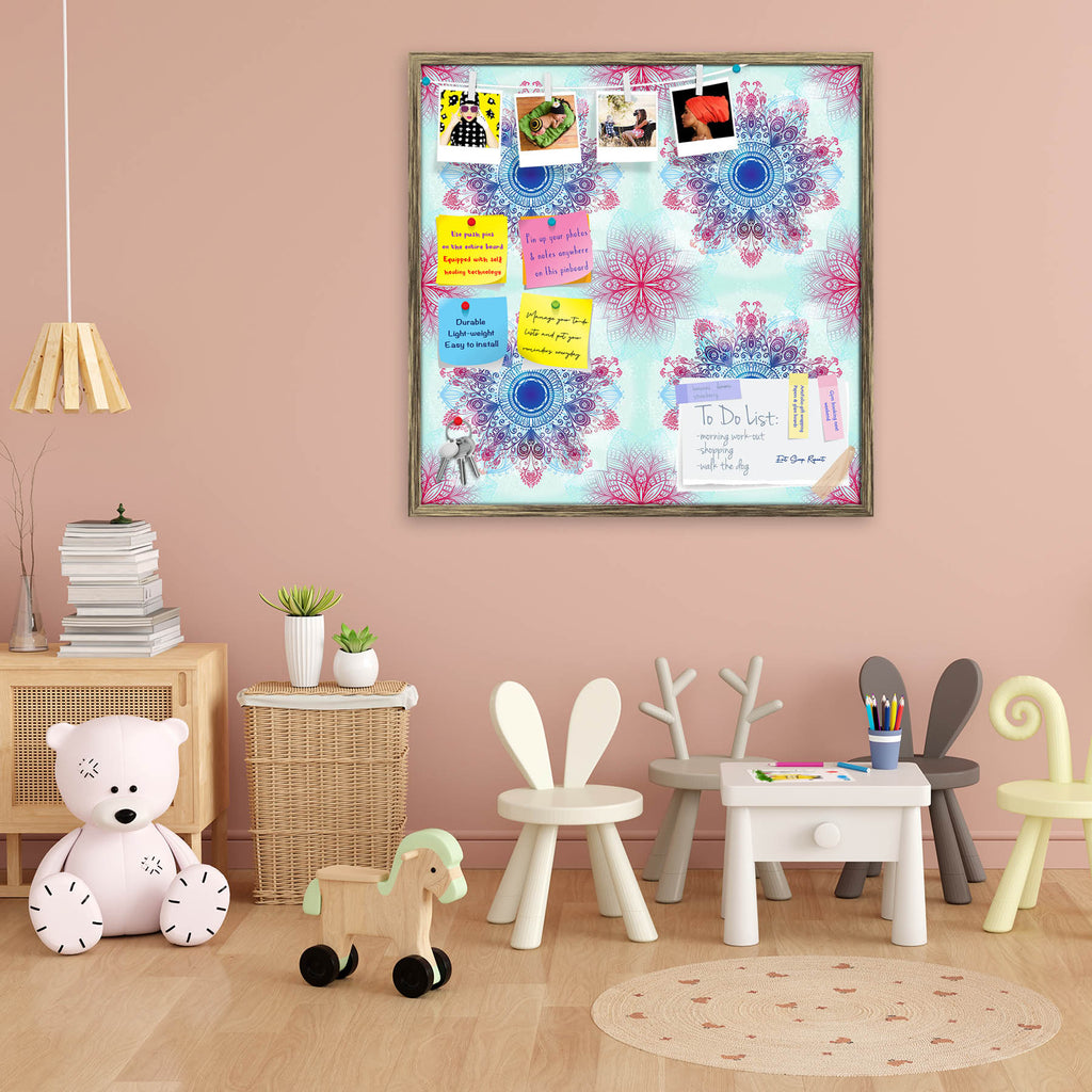 Ethnic Blue Ornament Bulletin Board Notice Pin Board Soft Board | Framed-Bulletin Boards Framed-BLB_FR-IC 5007463 IC 5007463, Abstract Expressionism, Abstracts, Allah, Arabic, Art and Paintings, Asian, Botanical, Circle, Cities, City Views, Culture, Drawing, Ethnic, Floral, Flowers, Geometric, Geometric Abstraction, Hinduism, Illustrations, Indian, Islam, Mandala, Nature, Paintings, Patterns, Retro, Semi Abstract, Signs, Signs and Symbols, Symbols, Traditional, Tribal, World Culture, blue, ornament, bulleti