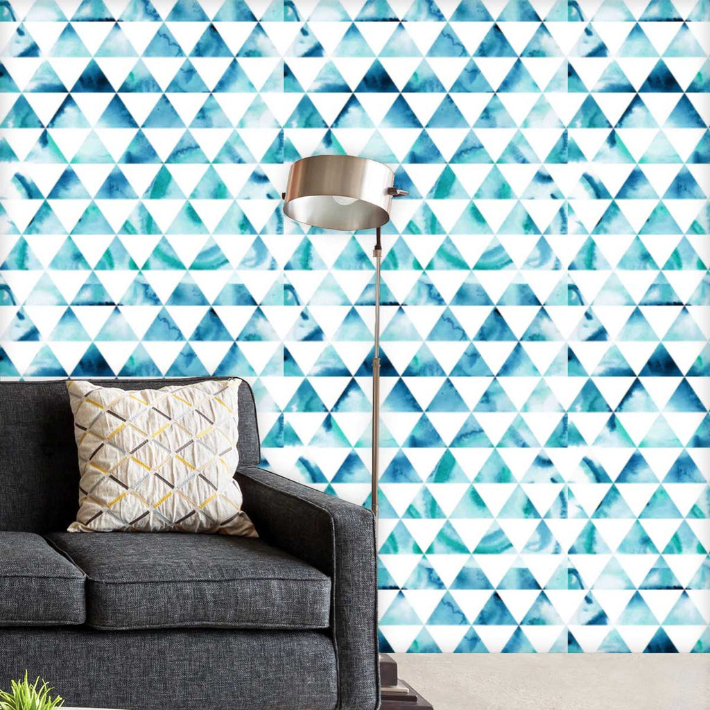 Watercolor Hipster Triangles Wallpaper Roll-Wallpapers Peel & Stick-WAL_PA-IC 5007474 IC 5007474, Abstract Expressionism, Abstracts, Art and Paintings, Digital, Digital Art, Drawing, Eygptian, Fantasy, Fashion, Geometric, Geometric Abstraction, Graphic, Grid Art, Hipster, Illustrations, Modern Art, Patterns, Retro, Semi Abstract, Signs, Signs and Symbols, Space, Triangles, Watercolour, watercolor, wallpaper, roll, abstract, art, background, card, color, colorful, cosmic, design, drips, endless, fabric, figu