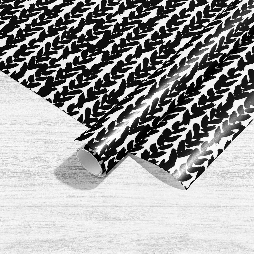 Painted Braids Art & Craft Gift Wrapping Paper-Wrapping Papers-WRP_PP-IC 5007480 IC 5007480, Abstract Expressionism, Abstracts, African, Ancient, Art and Paintings, Aztec, Black, Black and White, Bohemian, Brush Stroke, Chevron, Culture, Digital, Digital Art, Drawing, Ethnic, Fashion, Graphic, Hand Drawn, Herringbone, Historical, Illustrations, Medieval, Patterns, Retro, Semi Abstract, Signs, Signs and Symbols, Stripes, Traditional, Tribal, Vintage, Watercolour, White, World Culture, painted, braids, art, c