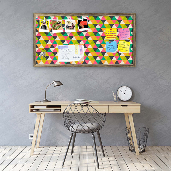Retro Geometric Bulletin Board Notice Pin Board Soft Board | Framed-Bulletin Boards Framed-BLB_FR-IC 5007485 IC 5007485, Ancient, Culture, Digital, Digital Art, Drawing, Ethnic, Fantasy, Fashion, Geometric, Geometric Abstraction, Graphic, Grid Art, Hipster, Historical, Illustrations, Medieval, Modern Art, Patterns, Retro, Signs, Signs and Symbols, Traditional, Triangles, Tribal, Vintage, World Culture, bulletin, board, notice, pin, vision, soft, combo, with, thumb, push, pins, sticky, notes, antique, golden