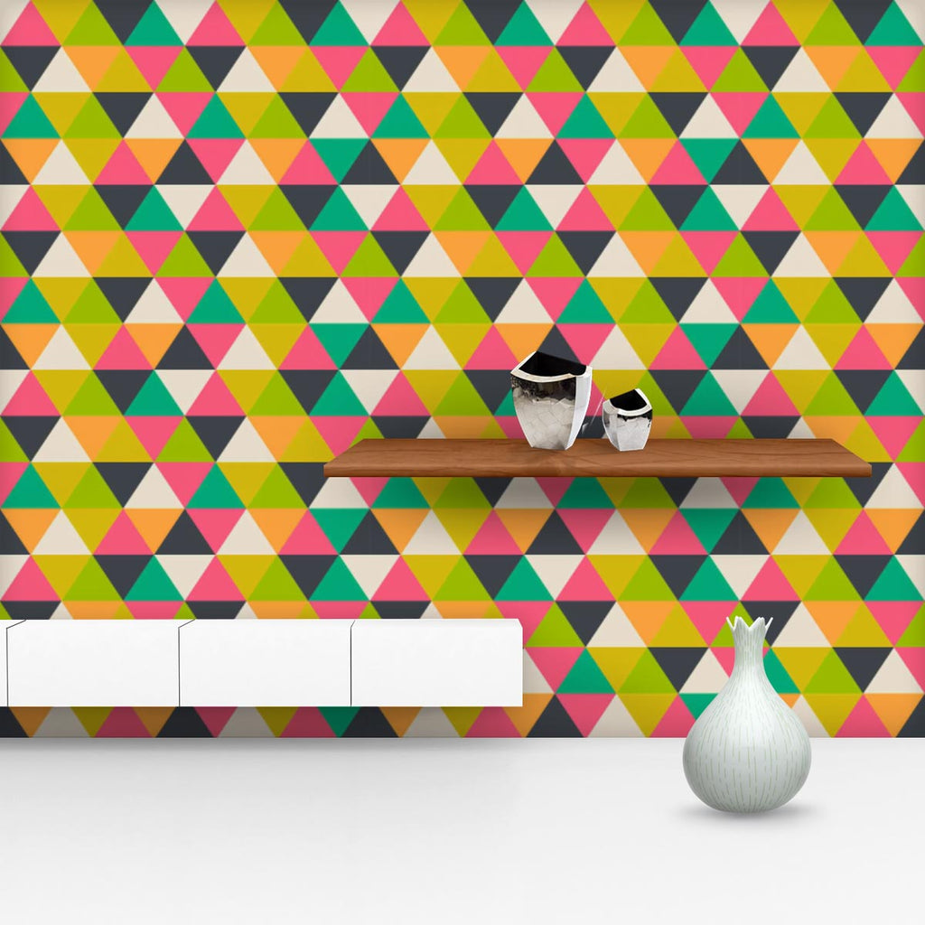 Retro Geometric Wallpaper Roll-Wallpapers Peel & Stick-WAL_PA-IC 5007485 IC 5007485, Ancient, Culture, Digital, Digital Art, Drawing, Ethnic, Fantasy, Fashion, Geometric, Geometric Abstraction, Graphic, Grid Art, Hipster, Historical, Illustrations, Medieval, Modern Art, Patterns, Retro, Signs, Signs and Symbols, Traditional, Triangles, Tribal, Vintage, World Culture, wallpaper, roll, artistic, artwork, backdrop, background, banner, card, cell, cloth, color, colorful, colors, connection, cover, decor, decora