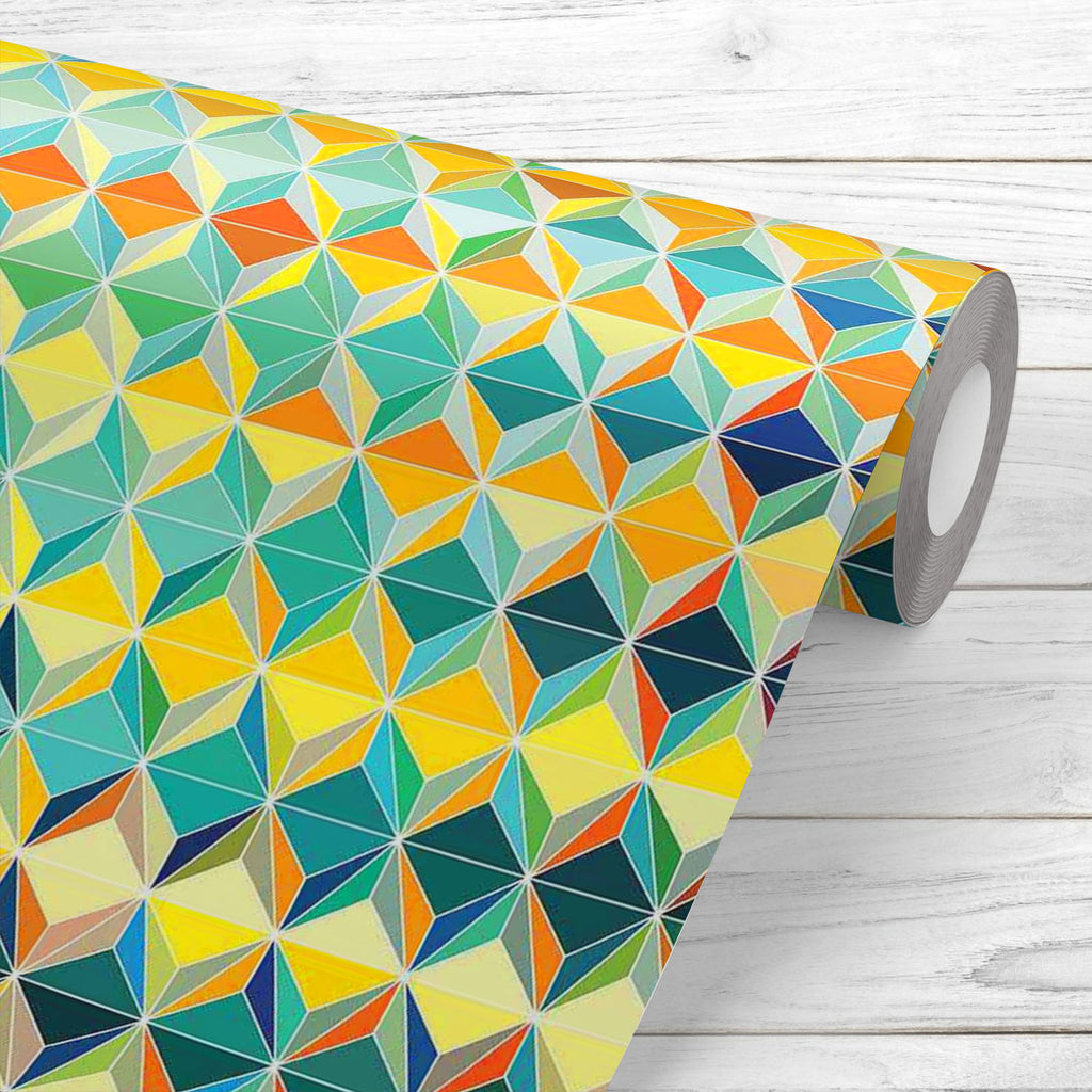 Funky Triangle Wallpaper Roll-Wallpapers Peel & Stick-WAL_PA-IC 5007489 IC 5007489, Abstract Expressionism, Abstracts, Arrows, Art and Paintings, Black, Black and White, Business, Circle, Damask, Decorative, Diamond, Digital, Digital Art, Drawing, Fantasy, Fashion, Futurism, Geometric, Geometric Abstraction, Graphic, Grid Art, Herringbone, Hexagon, Illustrations, Modern Art, Patterns, Semi Abstract, Signs, Signs and Symbols, funky, triangle, wallpaper, roll, abstract, abstraction, angle, angular, arrow, art