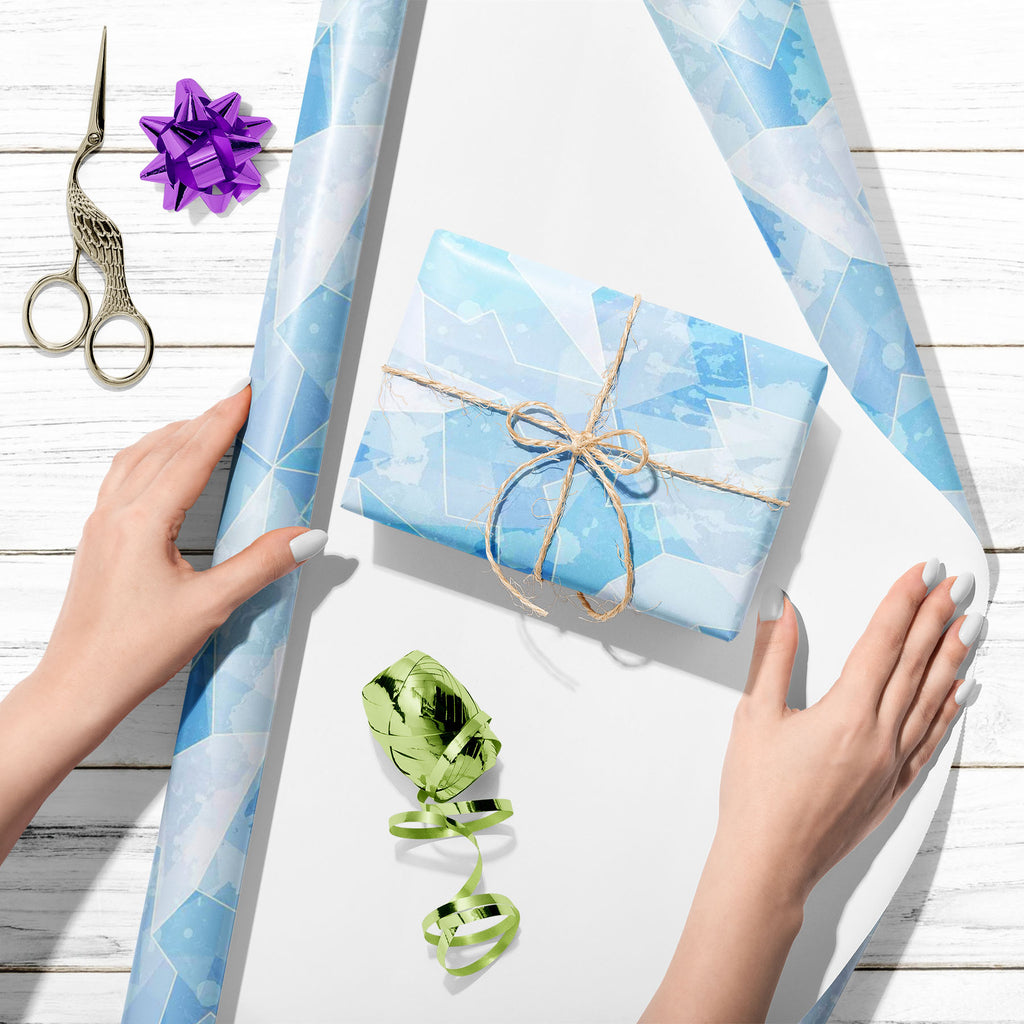 Ice Style D1 Art & Craft Gift Wrapping Paper-Wrapping Papers-WRP_PP-IC 5007491 IC 5007491, Abstract Expressionism, Abstracts, Ancient, Art and Paintings, Black and White, Decorative, Diamond, Digital, Digital Art, Fashion, Geometric, Geometric Abstraction, Graphic, Historical, Illustrations, Medieval, Modern Art, Patterns, Semi Abstract, Signs, Signs and Symbols, Triangles, Vintage, White, ice, style, d1, art, craft, gift, wrapping, paper, abstract, argyle, artistic, artwork, backdrop, background, blue, col