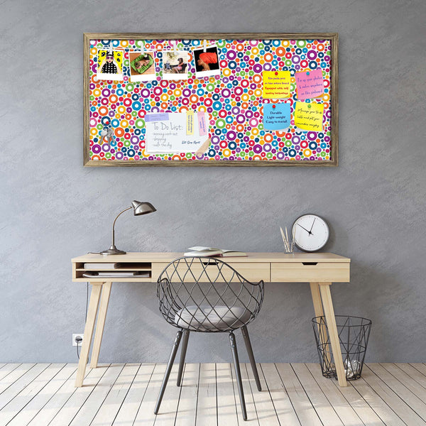 Colorful Circles D1 Bulletin Board Notice Pin Board Soft Board | Framed-Bulletin Boards Framed-BLB_FR-IC 5007496 IC 5007496, Abstract Expressionism, Abstracts, Baby, Children, Circle, Decorative, Digital, Digital Art, Fashion, Geometric, Geometric Abstraction, Graphic, Hand Drawn, Hipster, Illustrations, Kids, Modern Art, Patterns, Semi Abstract, Signs, Signs and Symbols, colorful, circles, d1, bulletin, board, notice, pin, vision, soft, combo, with, thumb, push, pins, sticky, notes, antique, golden, frame,