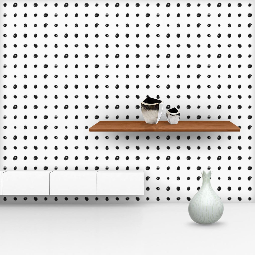 Black Polka Wallpaper Roll-Wallpapers Peel & Stick-WAL_PA-IC 5007501 IC 5007501, Abstract Expressionism, Abstracts, Ancient, Animated Cartoons, Art and Paintings, Black, Black and White, Circle, Comics, Decorative, Digital, Digital Art, Dots, Drawing, Fashion, Graphic, Hand Drawn, Historical, Holidays, Illustrations, Medieval, Modern Art, Patterns, Retro, Semi Abstract, Signs, Signs and Symbols, Sketches, Symbols, Vintage, White, polka, wallpaper, roll, abstract, art, backdrop, and, card, comic, decor, desi