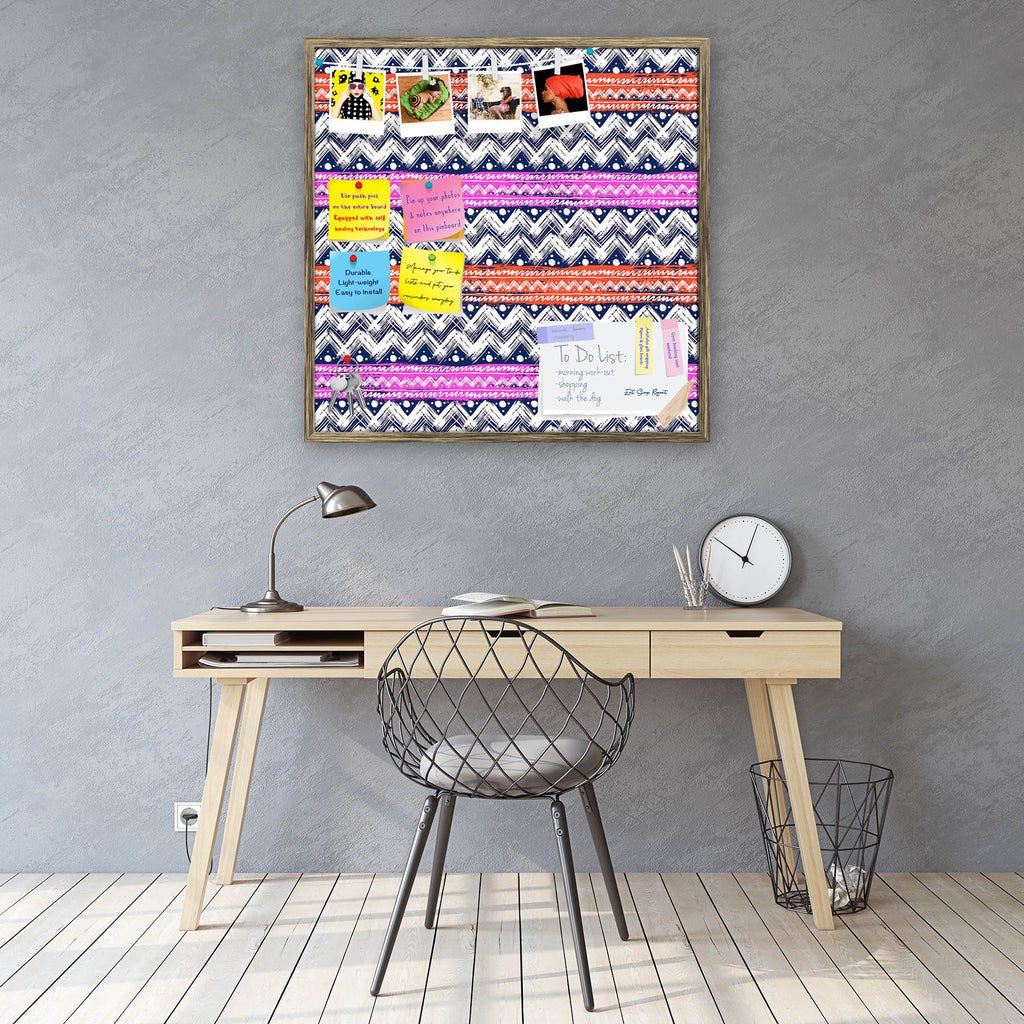 Bold Zigzag Bulletin Board Notice Pin Board Soft Board | Framed-Bulletin Boards Framed-BLB_FR-IC 5007506 IC 5007506, Christianity, Culture, Ethnic, Fashion, Illustrations, Patterns, Stripes, Traditional, Tribal, World Culture, bold, zigzag, bulletin, board, notice, pin, soft, framed, vector, seamless, pattern, hand, painted, brushstrokes, bright, colors, print, wallpaper, fall, winter, fabric, textile, christmas, wrapping, paper, artzfolio, bulletin board, pin board, notice board, soft board, vision board, 
