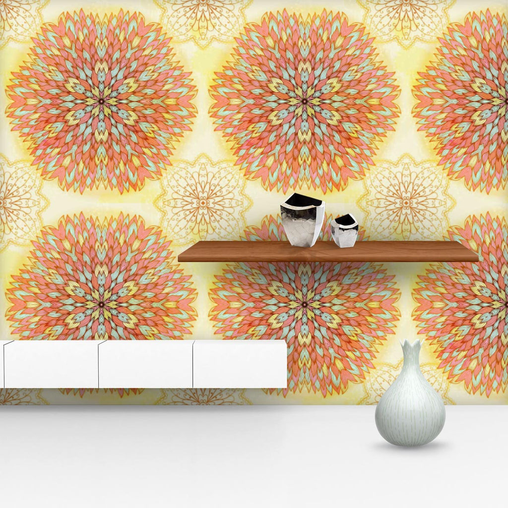 Ethnic Ornament D4 Wallpaper Roll-Wallpapers Peel & Stick-WAL_PA-IC 5007516 IC 5007516, Abstract Expressionism, Abstracts, Allah, Arabic, Art and Paintings, Asian, Botanical, Circle, Cities, City Views, Culture, Drawing, Ethnic, Floral, Flowers, Geometric, Geometric Abstraction, Hinduism, Illustrations, Indian, Islam, Mandala, Nature, Paintings, Patterns, Retro, Semi Abstract, Signs, Signs and Symbols, Symbols, Traditional, Tribal, World Culture, ornament, d4, wallpaper, roll, abstract, art, background, blu