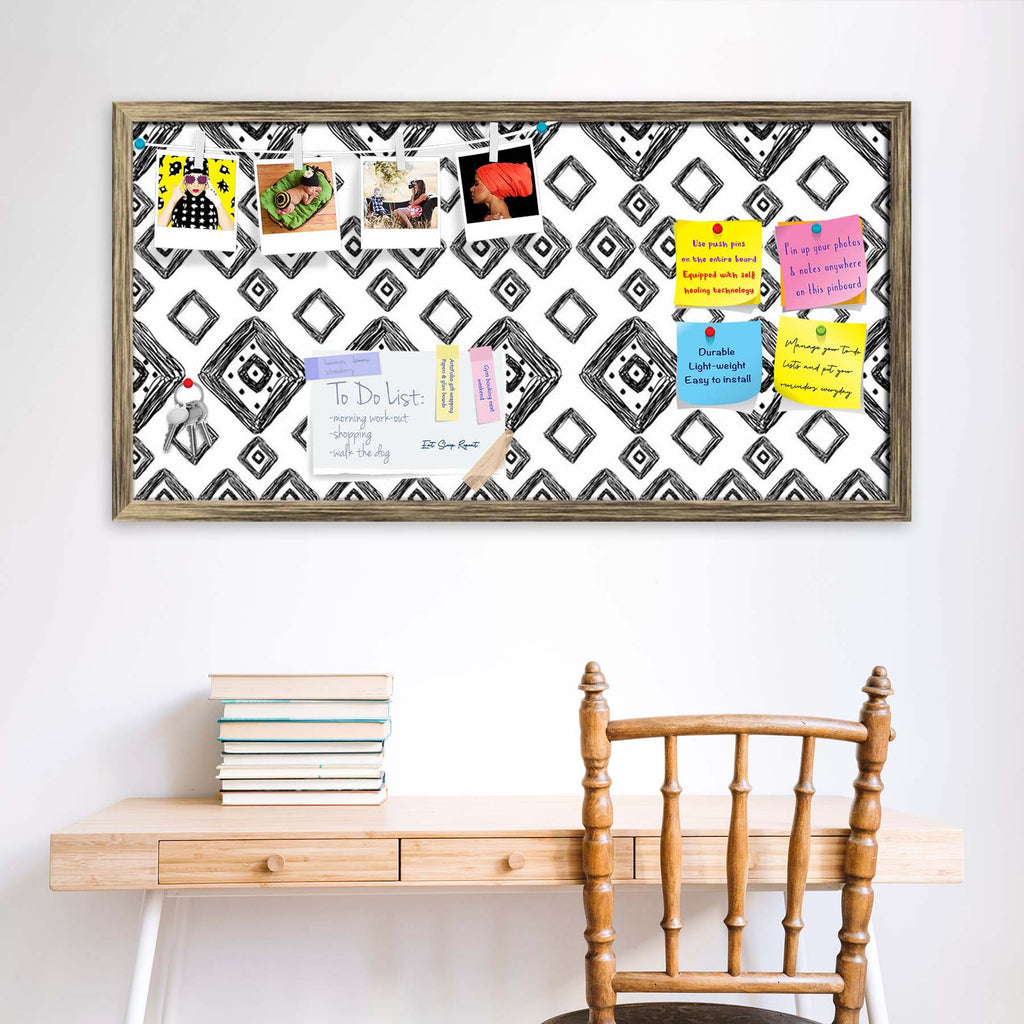 Geometric Art D1 Bulletin Board Notice Pin Board Soft Board | Framed-Bulletin Boards Framed-BLB_FR-IC 5007517 IC 5007517, Abstract Expressionism, Abstracts, Art and Paintings, Automobiles, Aztec, Black and White, Botanical, Culture, Digital, Digital Art, Ethnic, Fashion, Floral, Flowers, Geometric, Geometric Abstraction, Graphic, Hipster, Illustrations, Mexican, Modern Art, Nature, Patterns, Retro, Scenic, Semi Abstract, Signs, Signs and Symbols, Stripes, Traditional, Transportation, Travel, Tribal, Urban, 