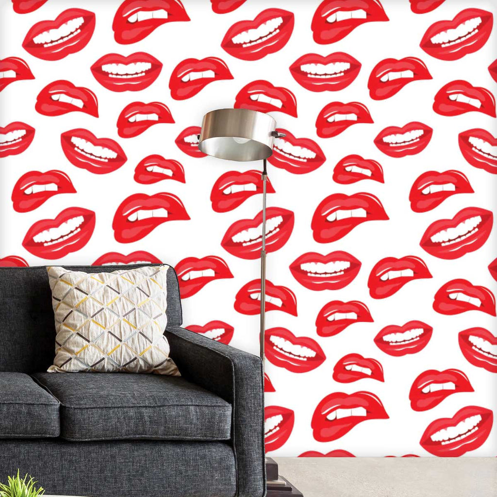 Lips D3 Wallpaper Roll-Wallpapers Peel & Stick-WAL_PA-IC 5007519 IC 5007519, Art and Paintings, Illustrations, Love, Modern Art, Patterns, People, Pop Art, Romance, Signs, Signs and Symbols, lips, d3, wallpaper, roll, art, background, beauty, color, colorful, cosmetic, design, desire, emotions, female, fun, funny, girl, illustration, kiss, laughter, lipstick, lover, makeup, modern, mouth, open, paint, pattern, pop, print, pucker, red, repeat, repetition, seamless, shout, smile, smooch, teeth, textile, textu