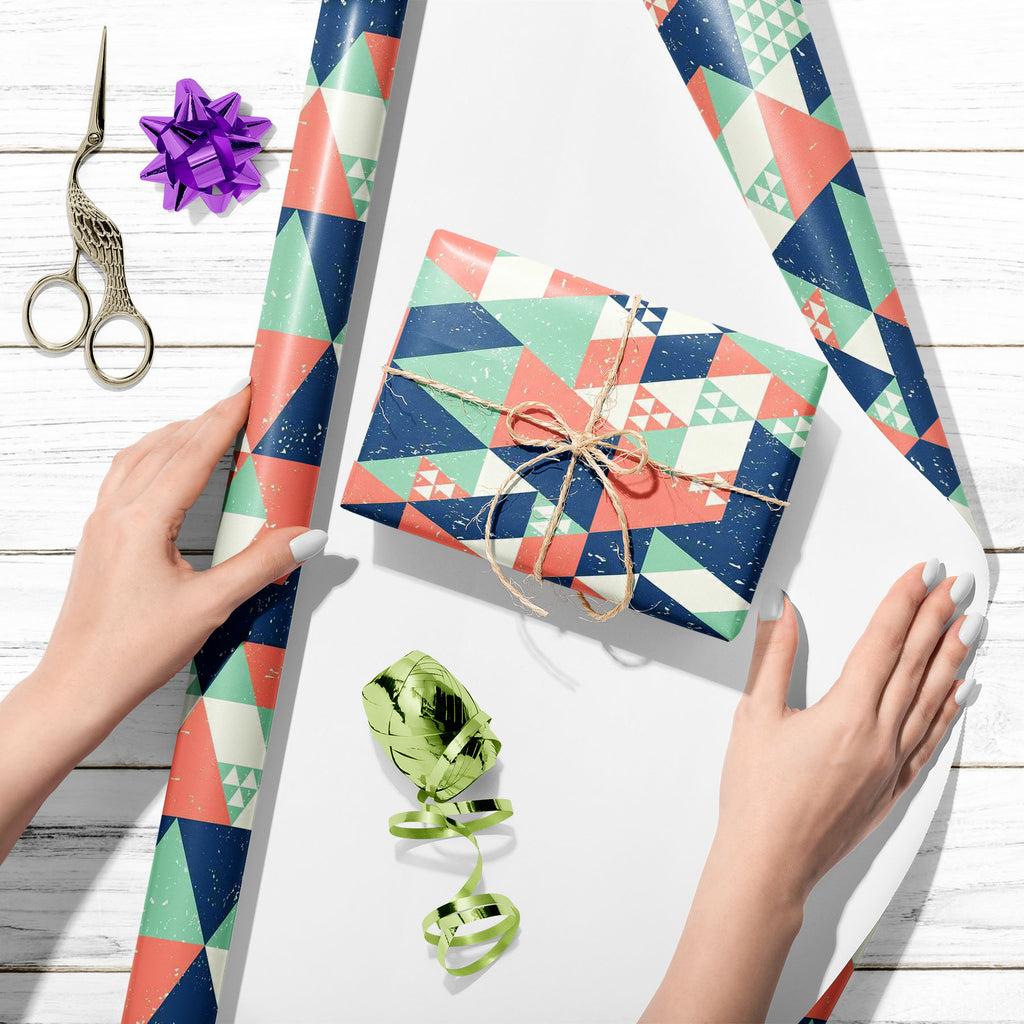 Colorful Triangles D1 Art & Craft Gift Wrapping Paper-Wrapping Papers-WRP_PP-IC 5007521 IC 5007521, Abstract Expressionism, Abstracts, Decorative, Diamond, Digital, Digital Art, Fashion, Geometric, Geometric Abstraction, Graphic, Illustrations, Modern Art, Patterns, Retro, Semi Abstract, Signs, Signs and Symbols, Triangles, colorful, d1, art, craft, gift, wrapping, paper, abstract, backdrop, blue, cool, creative, decoration, design, fabric, geometrical, geometry, green, illustration, modern, mosaic, orange,
