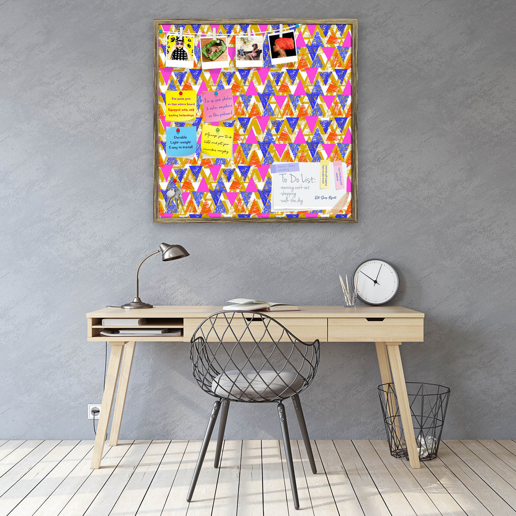 Geometrical Behaviour D3 Bulletin Board Notice Pin Board Soft Board | Framed-Bulletin Boards Framed-BLB_FR-IC 5007532 IC 5007532, Abstract Expressionism, Abstracts, African, Ancient, Art and Paintings, Aztec, Bohemian, Brush Stroke, Chevron, Culture, Ethnic, Eygptian, Geometric, Geometric Abstraction, Graffiti, Hand Drawn, Historical, Medieval, Mexican, Modern Art, Patterns, Retro, Semi Abstract, Signs, Signs and Symbols, Splatter, Traditional, Triangles, Tribal, Vintage, Watercolour, World Culture, geometr