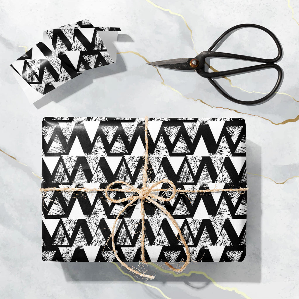 Geometrical Behaviour D4 Art & Craft Gift Wrapping Paper-Wrapping Papers-WRP_PP-IC 5007533 IC 5007533, Abstract Expressionism, Abstracts, African, Ancient, Art and Paintings, Aztec, Black and White, Bohemian, Brush Stroke, Chevron, Culture, Ethnic, Eygptian, Geometric, Geometric Abstraction, Graffiti, Hand Drawn, Historical, Medieval, Mexican, Modern Art, Patterns, Retro, Semi Abstract, Signs, Signs and Symbols, Splatter, Traditional, Triangles, Tribal, Vintage, Watercolour, White, World Culture, geometrica