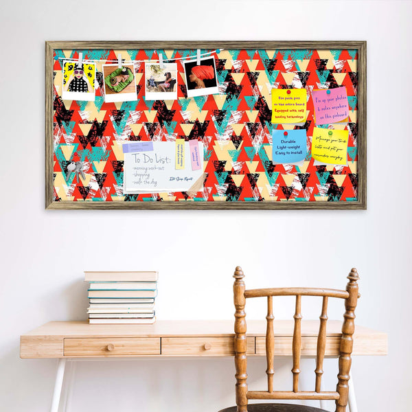 Triangled D2 Bulletin Board Notice Pin Board Soft Board | Framed-Bulletin Boards Framed-BLB_FR-IC 5007537 IC 5007537, Abstract Expressionism, Abstracts, African, Ancient, Art and Paintings, Aztec, Bohemian, Brush Stroke, Chevron, Culture, Ethnic, Eygptian, Geometric, Geometric Abstraction, Graffiti, Hand Drawn, Historical, Medieval, Mexican, Modern Art, Patterns, Retro, Semi Abstract, Signs, Signs and Symbols, Splatter, Traditional, Triangles, Tribal, Vintage, Watercolour, World Culture, triangled, d2, bull