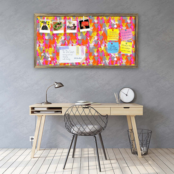 Triangled D3 Bulletin Board Notice Pin Board Soft Board | Framed-Bulletin Boards Framed-BLB_FR-IC 5007538 IC 5007538, Abstract Expressionism, Abstracts, African, Ancient, Art and Paintings, Aztec, Bohemian, Brush Stroke, Chevron, Culture, Ethnic, Eygptian, Geometric, Geometric Abstraction, Graffiti, Hand Drawn, Historical, Medieval, Mexican, Modern Art, Patterns, Retro, Semi Abstract, Signs, Signs and Symbols, Splatter, Traditional, Triangles, Tribal, Vintage, Watercolour, World Culture, triangled, d3, bull