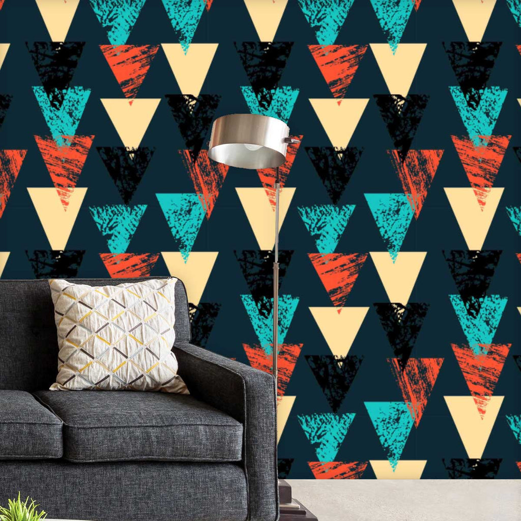 Triangled D4 Wallpaper Roll-Wallpapers Peel & Stick-WAL_PA-IC 5007540 IC 5007540, Abstract Expressionism, Abstracts, African, Ancient, Art and Paintings, Aztec, Bohemian, Brush Stroke, Chevron, Culture, Ethnic, Eygptian, Geometric, Geometric Abstraction, Graffiti, Hand Drawn, Historical, Medieval, Mexican, Modern Art, Patterns, Retro, Semi Abstract, Signs, Signs and Symbols, Splatter, Traditional, Triangles, Tribal, Vintage, Watercolour, World Culture, triangled, d4, wallpaper, roll, abstract, art, backgrou