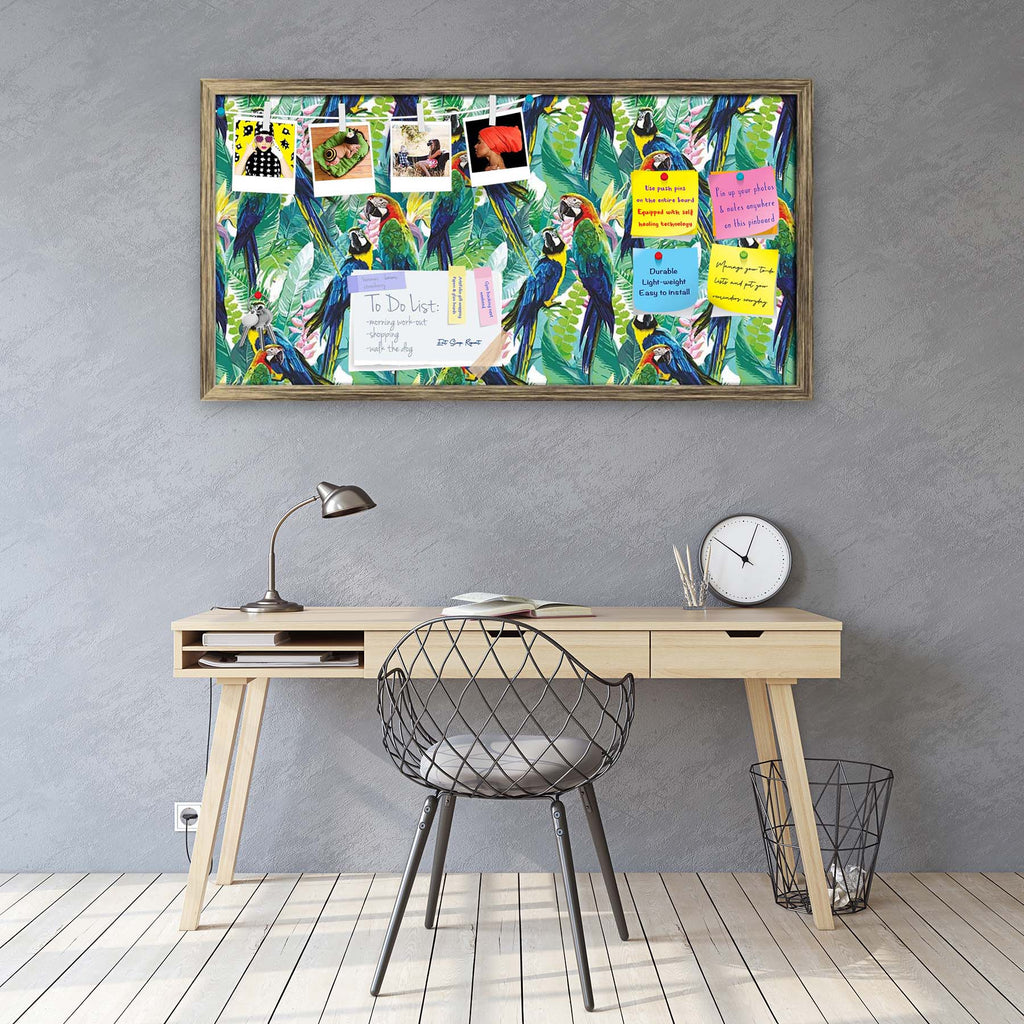 Exotic Birds & Beautiful Flowers D2 Bulletin Board Notice Pin Board Soft Board | Framed-Bulletin Boards Framed-BLB_FR-IC 5007552 IC 5007552, Animals, Art and Paintings, Birds, Black and White, Botanical, Drawing, Fashion, Floral, Flowers, Illustrations, Love, Nature, Patterns, Pets, Romance, Scenic, Signs, Signs and Symbols, Tropical, White, Wildlife, exotic, beautiful, d2, bulletin, board, notice, pin, soft, framed, pattern, parrot, jungle, bird, brazil, parrots, macaw, illustration, flower, seamless, back