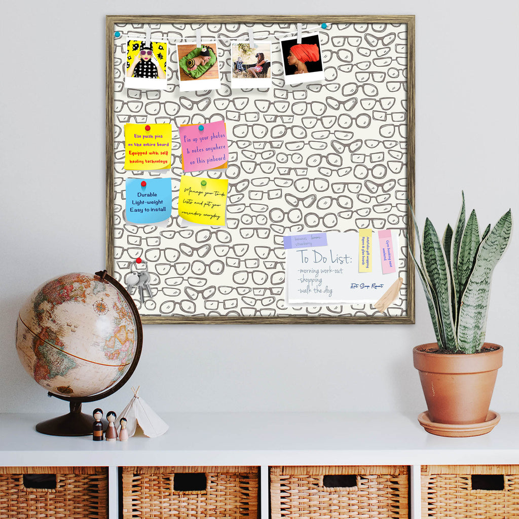 All Glasses Bulletin Board Notice Pin Board Soft Board | Framed - Bulletin Boards Framed - ArtzFolio.com