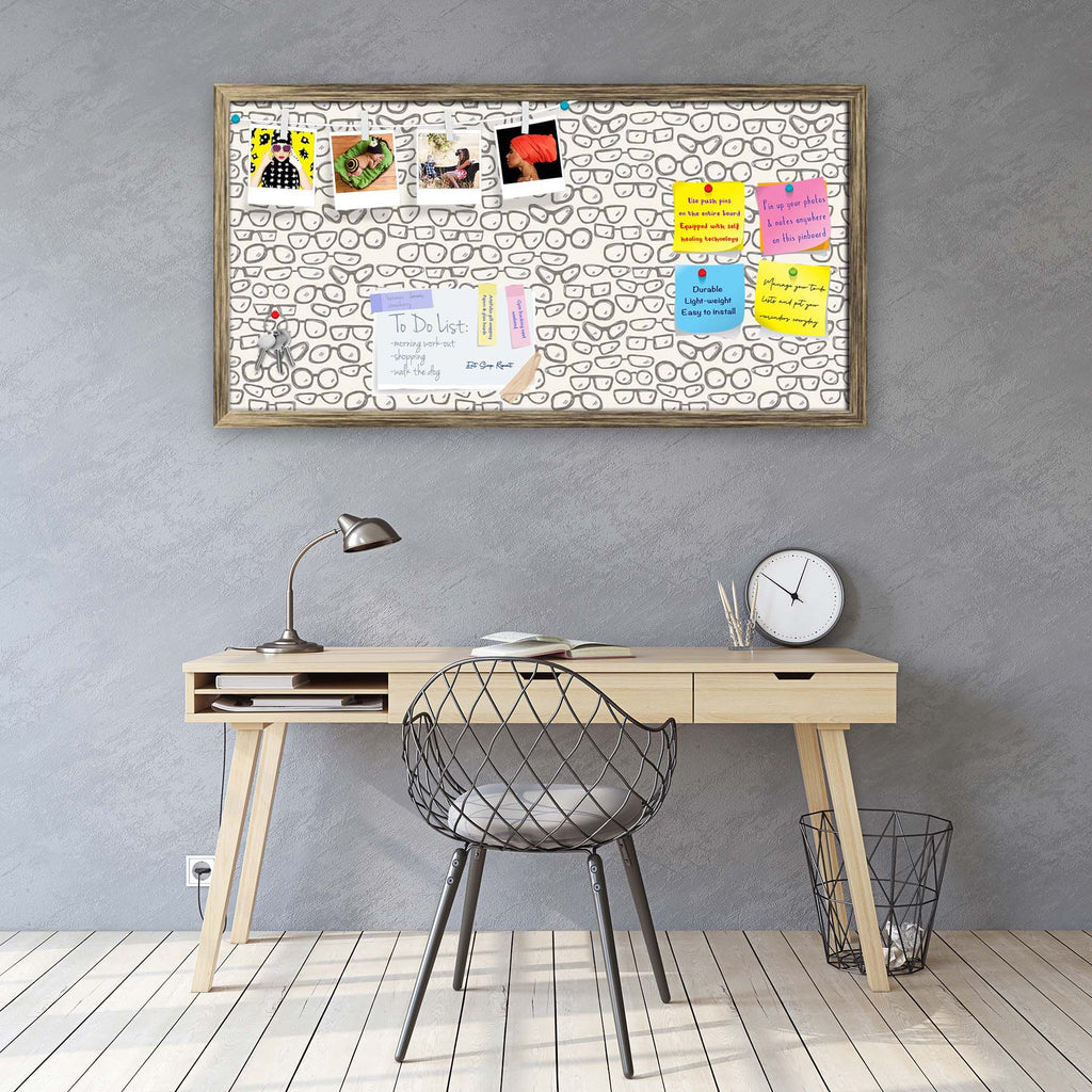 All Glasses Bulletin Board Notice Pin Board Soft Board | Framed - Bulletin Boards Framed - ArtzFolio.com