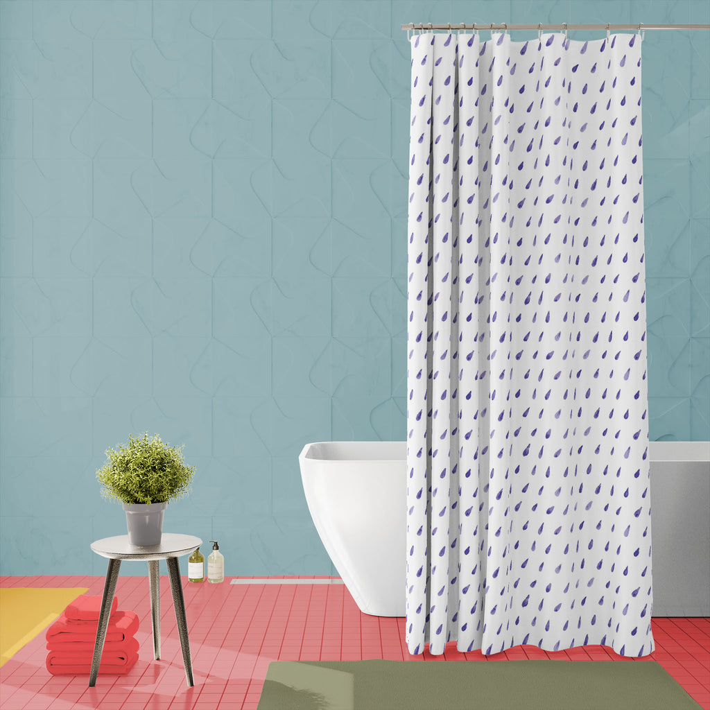 Watercolor Drops D2 Washable Waterproof Shower Curtain-Shower Curtains-CUR_SH_EL-IC 5007560 IC 5007560, Abstract Expressionism, Abstracts, Ancient, Baby, Children, Circle, Digital, Digital Art, Dots, Graphic, Historical, Illustrations, Kids, Medieval, Patterns, Retro, Semi Abstract, Signs, Signs and Symbols, Space, Splatter, Vintage, Watercolour, watercolor, drops, d2, washable, waterproof, shower, curtain, abstract, autumn, backdrop, background, badge, ball, blue, bubble, childhood, childish, copy, design,
