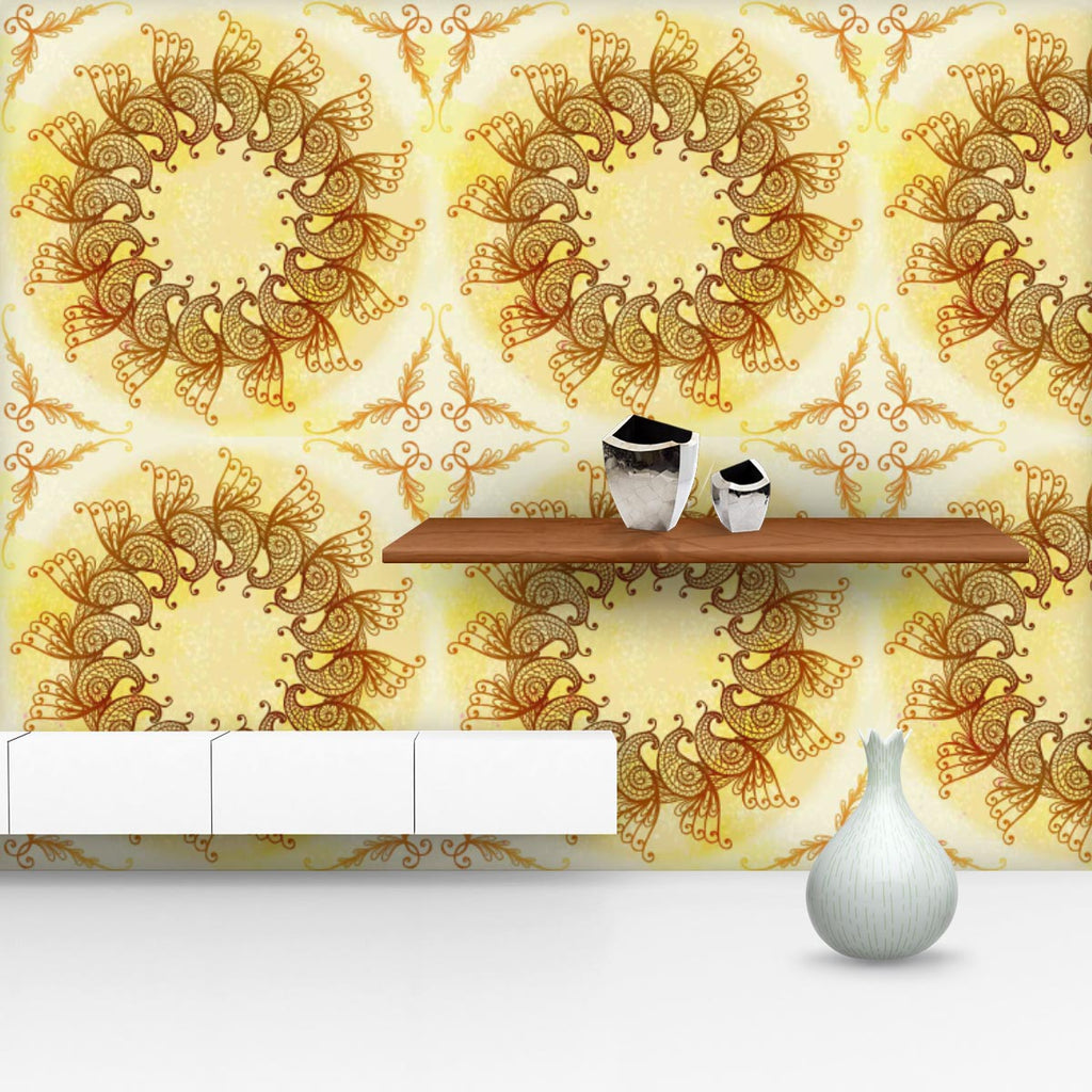 Ethnic Circular Ornament D2 Wallpaper Roll-Wallpapers Peel & Stick-WAL_PA-IC 5007561 IC 5007561, Abstract Expressionism, Abstracts, Allah, Arabic, Art and Paintings, Asian, Botanical, Circle, Cities, City Views, Culture, Drawing, Ethnic, Floral, Flowers, Geometric, Geometric Abstraction, Hinduism, Illustrations, Indian, Islam, Mandala, Nature, Paintings, Patterns, Retro, Semi Abstract, Signs, Signs and Symbols, Symbols, Traditional, Tribal, World Culture, circular, ornament, d2, wallpaper, roll, abstract, a