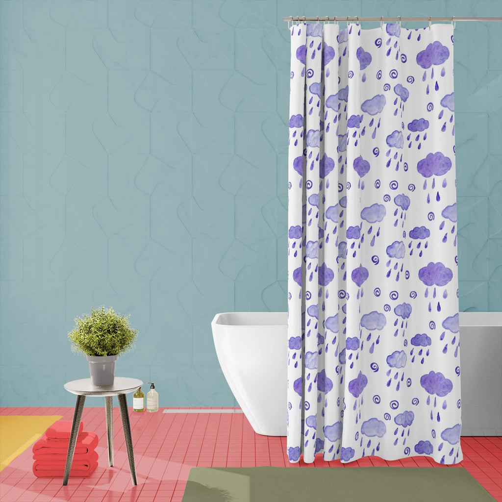 Watercolor Drops D3 Washable Waterproof Shower Curtain-Shower Curtains-CUR_SH_EL-IC 5007565 IC 5007565, Abstract Expressionism, Abstracts, Ancient, Baby, Children, Circle, Digital, Digital Art, Dots, Graphic, Historical, Illustrations, Kids, Medieval, Patterns, Retro, Semi Abstract, Signs, Signs and Symbols, Splatter, Vintage, Watercolour, watercolor, drops, d3, washable, waterproof, shower, curtain, abstract, autumn, backdrop, background, badge, ball, blue, bubble, childhood, childish, cloud, design, dot, 