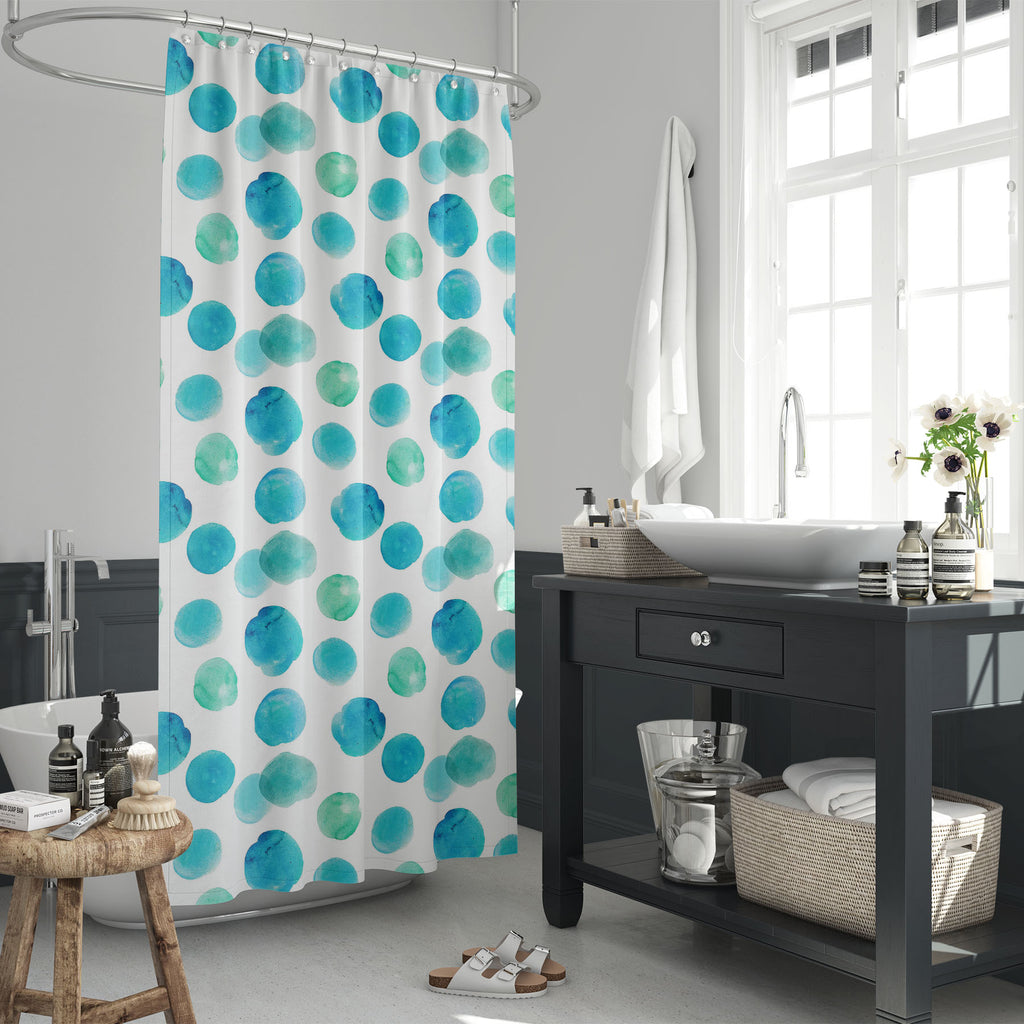 Watercolor Pattern D1 Washable Waterproof Shower Curtain-Shower Curtains-CUR_SH_EL-IC 5007569 IC 5007569, Abstract Expressionism, Abstracts, Books, Circle, Digital, Digital Art, Dots, Graphic, Illustrations, Patterns, Retro, Semi Abstract, Signs, Signs and Symbols, Splatter, Watercolour, watercolor, pattern, d1, washable, waterproof, shower, curtain, abstract, acrylic, aqua, backdrop, background, banner, blob, blot, blue, brush, design, gift, wrap, hand, painted, handmade, illustration, ink, isolated, ocean
