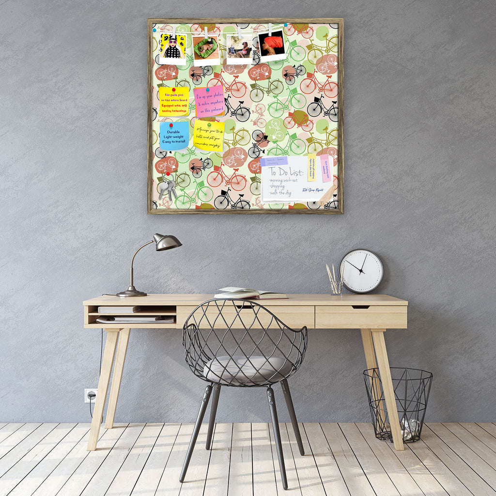 Vintage Bicycles Bulletin Board Notice Pin Board Soft Board | Framed-Bulletin Boards Framed-BLB_FR-IC 5007576 IC 5007576, Art and Paintings, Automobiles, Bikes, Black, Black and White, Digital, Digital Art, Drawing, Graphic, Illustrations, Patterns, Retro, Signs, Signs and Symbols, Sketches, Sports, Transportation, Travel, Vehicles, Vintage, White, Metallic, bicycles, bulletin, board, notice, pin, soft, framed, art, background, beige, bicycle, bike, brown, cute, cycle, design, doodle, drawn, green, hand, il