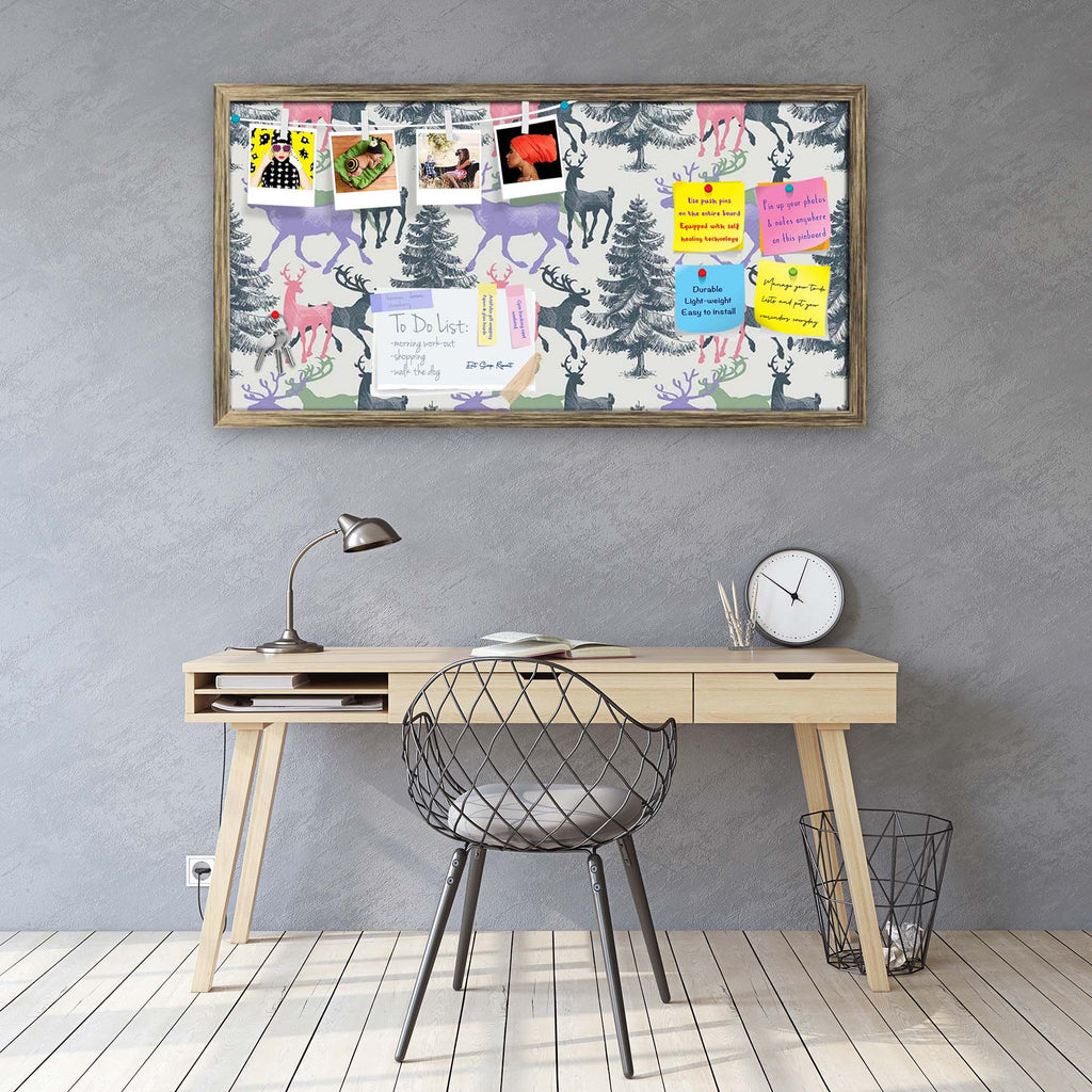 Deer & Pine Bulletin Board Notice Pin Board Soft Board | Framed-Bulletin Boards Framed-BLB_FR-IC 5007581 IC 5007581, Animals, Art and Paintings, Christianity, Digital, Digital Art, Graphic, Holidays, Illustrations, Landscapes, Mountains, Nature, Patterns, Retro, Scenic, Seasons, Signs, Signs and Symbols, deer, pine, bulletin, board, notice, pin, soft, framed, pattern, christmas, seamless, animal, art, background, banner, beautiful, beauty, card, celebration, day, december, decoration, design, forest, greeti