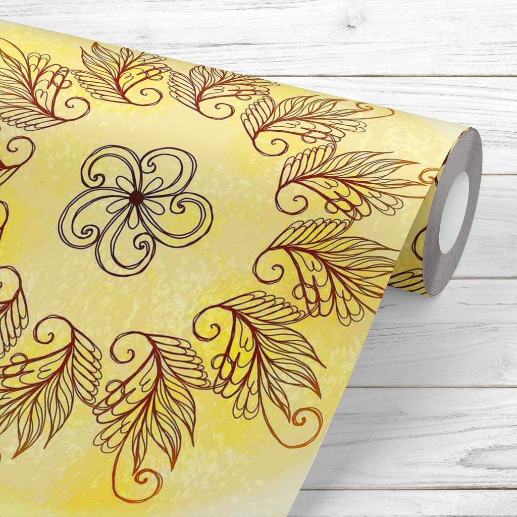 Ethnic Circular Ornament D4 Wallpaper Roll-Wallpapers Peel & Stick-WAL_PA-IC 5007585 IC 5007585, Abstract Expressionism, Abstracts, Allah, Arabic, Art and Paintings, Asian, Botanical, Circle, Cities, City Views, Culture, Drawing, Ethnic, Floral, Flowers, Geometric, Geometric Abstraction, Hinduism, Illustrations, Indian, Islam, Mandala, Nature, Paintings, Patterns, Retro, Semi Abstract, Signs, Signs and Symbols, Symbols, Traditional, Tribal, World Culture, circular, ornament, d4, wallpaper, roll, abstract, a