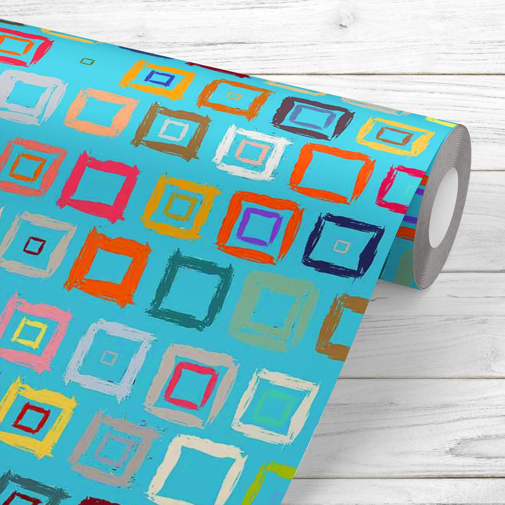 Geometric Pattern D1 Wallpaper Roll-Wallpapers Peel & Stick-WAL_PA-IC 5007599 IC 5007599, Abstract Expressionism, Abstracts, African, Ancient, Aztec, Bohemian, Brush Stroke, Check, Drawing, Geometric, Geometric Abstraction, Hand Drawn, Historical, Medieval, Patterns, Plaid, Retro, Semi Abstract, Signs, Signs and Symbols, Stripes, Vintage, Watercolour, pattern, d1, wallpaper, roll, abstract, aqua, blue, background, blocks, boho, bold, bright, brush, strokes, brushstrokes, color, colourful, crayon, cross, hat