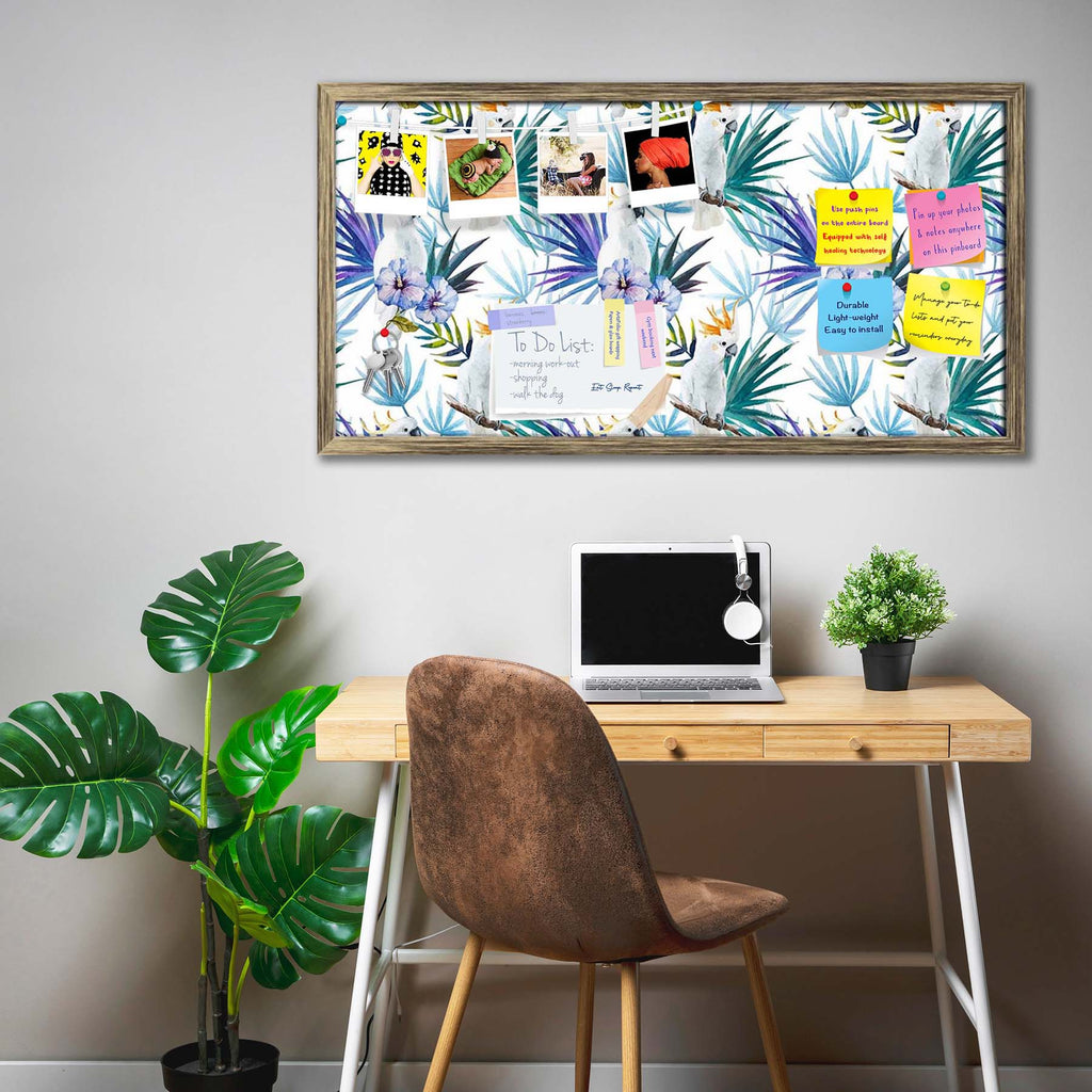 Tropic Parrot Bulletin Board Notice Pin Board Soft Board | Framed-Bulletin Boards Framed-BLB_FR-IC 5007602 IC 5007602, African, Animals, Birds, Black and White, Botanical, Drawing, Floral, Flowers, Illustrations, Nature, Patterns, Scenic, Signs, Signs and Symbols, Tropical, Watercolour, White, Wildlife, tropic, parrot, bulletin, board, notice, pin, soft, framed, seamless, pattern, jungle, parrots, tropics, watercolor, leaves, africa, animal, background, beautiful, bird, blue, bright, design, exotic, fabric,