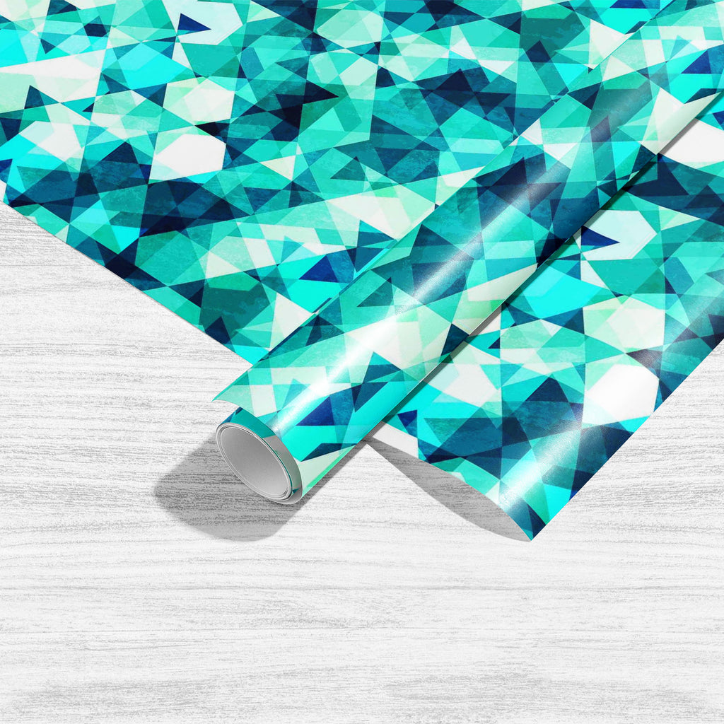 Blue Crystal D1 Art & Craft Gift Wrapping Paper-Wrapping Papers-WRP_PP-IC 5007605 IC 5007605, Abstract Expressionism, Abstracts, Diamond, Digital, Digital Art, Fashion, Geometric, Geometric Abstraction, Graphic, Illustrations, Marble and Stone, Modern Art, Parents, Patterns, Retro, Semi Abstract, Signs, Signs and Symbols, Symbols, Triangles, blue, crystal, d1, art, craft, gift, wrapping, paper, abstract, background, beauty, brilliant, clear, decor, decoration, design, element, expensive, facet, gem, gemston