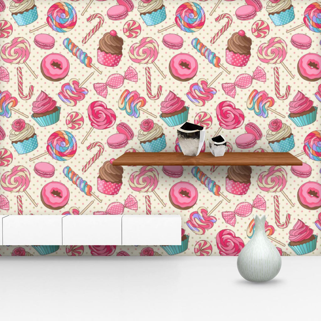 Yummy Lollipop Candy Wallpaper Roll-Wallpapers Peel & Stick-WAL_PA-IC 5007617 IC 5007617, Ancient, Animated Cartoons, Art and Paintings, Birthday, Caricature, Cartoons, Christianity, Cuisine, Food, Food and Beverage, Food and Drink, Fruit and Vegetable, Fruits, Hearts, Historical, Holidays, Illustrations, Love, Medieval, Patterns, Pop Art, Romance, Signs, Signs and Symbols, Vintage, yummy, lollipop, candy, wallpaper, roll, sweet, dessert, donuts, donut, seamless, cupcake, cupcakes, candies, lollipops, backg