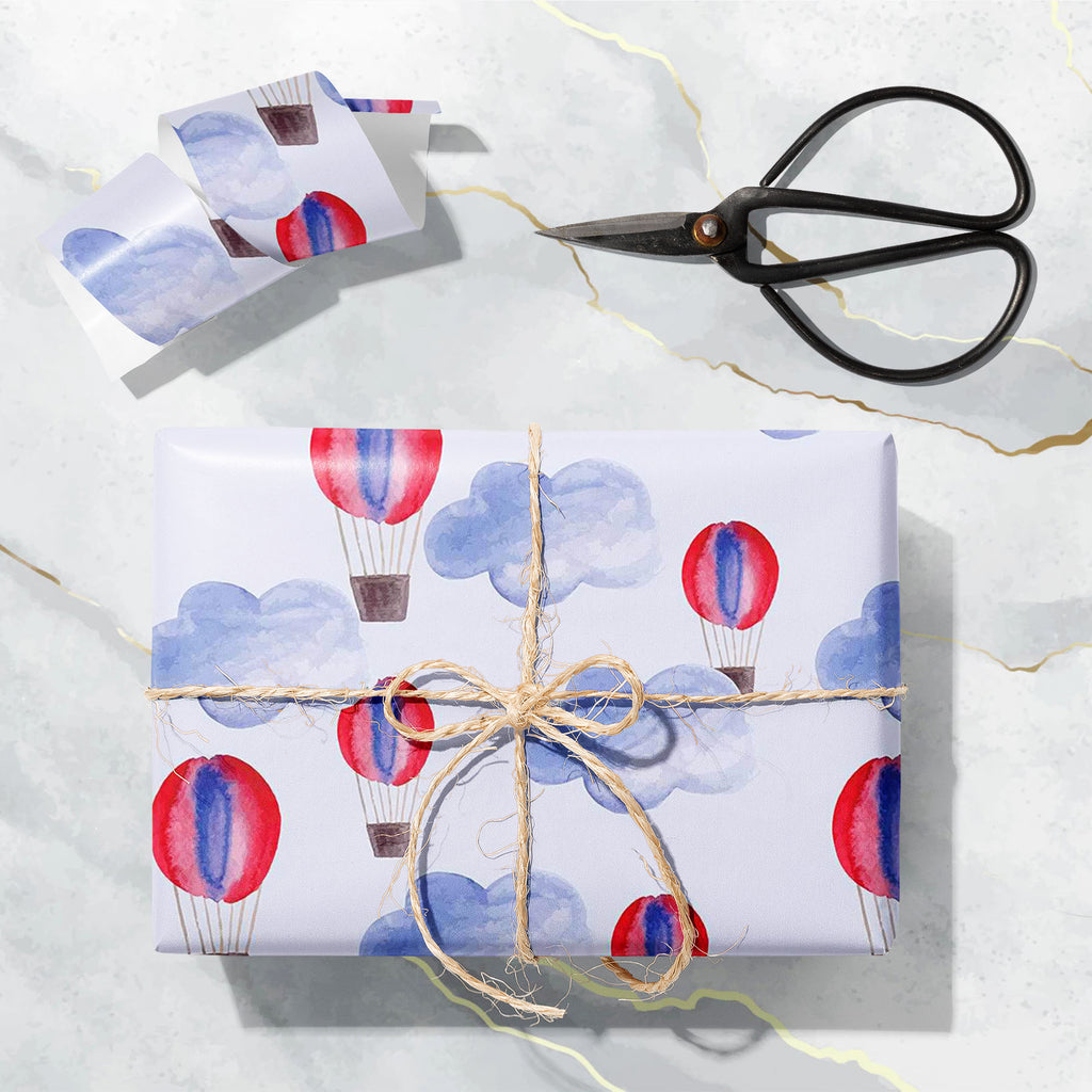 Watercolor Balloons & Clouds D1 Art & Craft Gift Wrapping Paper-Wrapping Papers-WRP_PP-IC 5007627 IC 5007627, Abstract Expressionism, Abstracts, Ancient, Black and White, Digital, Digital Art, Drawing, Graphic, Hand Drawn, Historical, Illustrations, Medieval, Patterns, Retro, Semi Abstract, Signs, Signs and Symbols, Splatter, Vintage, Watercolour, White, watercolor, balloons, clouds, d1, art, craft, gift, wrapping, paper, abstract, aerostat, air, aqua, background, balloon, banner, blue, bright, canvas, clou