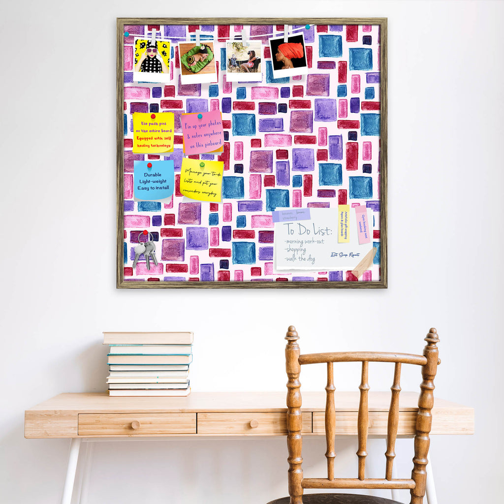 Watercolor Pattern D2 Bulletin Board Notice Pin Board Soft Board | Framed-Bulletin Boards Framed-BLB_FR-IC 5007628 IC 5007628, Abstract Expressionism, Abstracts, Ancient, Art and Paintings, Check, Cross, Culture, Drawing, Ethnic, Fashion, Geometric, Geometric Abstraction, Graffiti, Hand Drawn, Hipster, Historical, Illustrations, Medieval, Patterns, Plaid, Retro, Semi Abstract, Stripes, Traditional, Tribal, Vintage, Watercolour, World Culture, watercolor, pattern, d2, bulletin, board, notice, pin, soft, fram