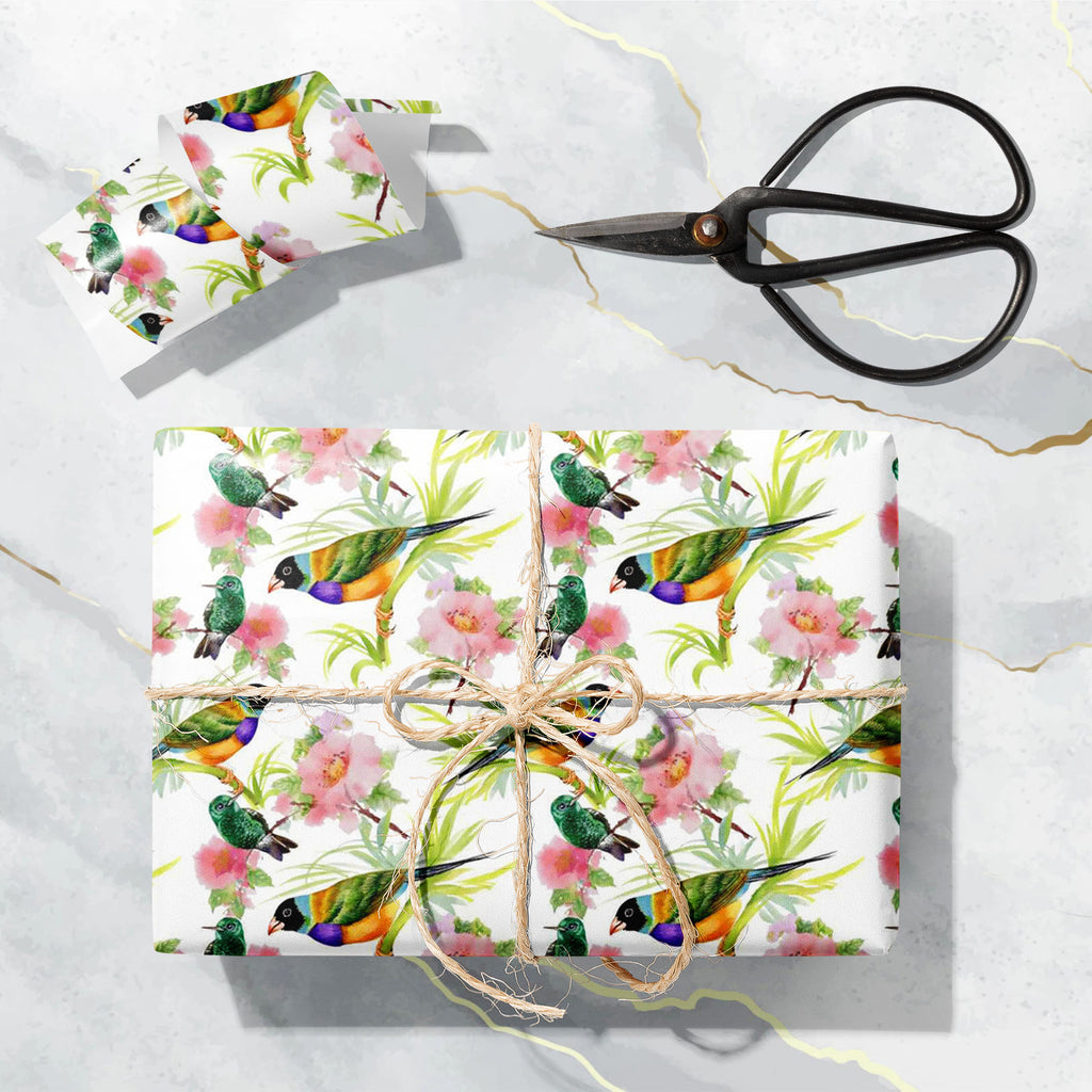 Tropical Beauty Art & Craft Gift Wrapping Paper-Wrapping Papers-WRP_PP-IC 5007638 IC 5007638, Animals, Art and Paintings, Birds, Black and White, Botanical, Drawing, Floral, Flowers, Illustrations, Nature, Paintings, Patterns, Retro, Scenic, Signs, Signs and Symbols, Tropical, Watercolour, White, beauty, art, craft, gift, wrapping, paper, artistic, background, beautiful, branches, brown, colorful, colors, decor, decoration, design, drawn, elegance, elements, exotic, feathers, green, hand, illustration, imag