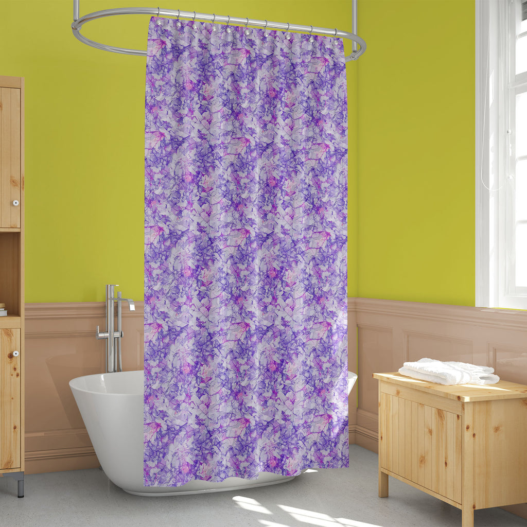 Bright Purple Washable Waterproof Shower Curtain-Shower Curtains-CUR_SH_EL-IC 5007651 IC 5007651, Abstract Expressionism, Abstracts, Ancient, Art and Paintings, Black and White, Drawing, Historical, Illustrations, Medieval, Patterns, Semi Abstract, Signs, Signs and Symbols, Splatter, Vintage, Watercolour, White, bright, purple, washable, waterproof, shower, curtain, abstract, art, artistic, background, backgrounds, border, breaks, color, colorful, colour, composition, crackle, cracks, creative, crumpled, de