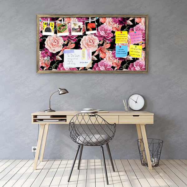 Roses D1 Bulletin Board Notice Pin Board Soft Board | Framed-Bulletin Boards Framed-BLB_FR-IC 5007666 IC 5007666, Abstract Expressionism, Abstracts, Ancient, Art and Paintings, Black and White, Botanical, Fashion, Floral, Flowers, Historical, Illustrations, Medieval, Nature, Paintings, Patterns, Scenic, Semi Abstract, Signs, Signs and Symbols, Vintage, Watercolour, White, roses, d1, bulletin, board, notice, pin, vision, soft, combo, with, thumb, push, pins, sticky, notes, antique, golden, frame, rose, patte