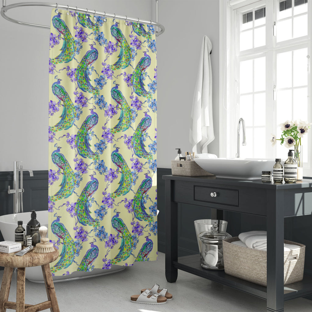Tropical Pattern D2 Washable Waterproof Shower Curtain-Shower Curtains-CUR_SH_EL-IC 5007671 IC 5007671, Abstract Expressionism, Abstracts, Ancient, Animals, Art and Paintings, Asian, Birds, Botanical, Chinese, Decorative, Drawing, Fashion, Floral, Flowers, Historical, Illustrations, Japanese, Medieval, Nature, Paintings, Patterns, Scenic, Semi Abstract, Signs, Signs and Symbols, Tropical, Vintage, Watercolour, Wildlife, pattern, d2, washable, waterproof, shower, curtain, peacock, wallpaper, sakura, abstract