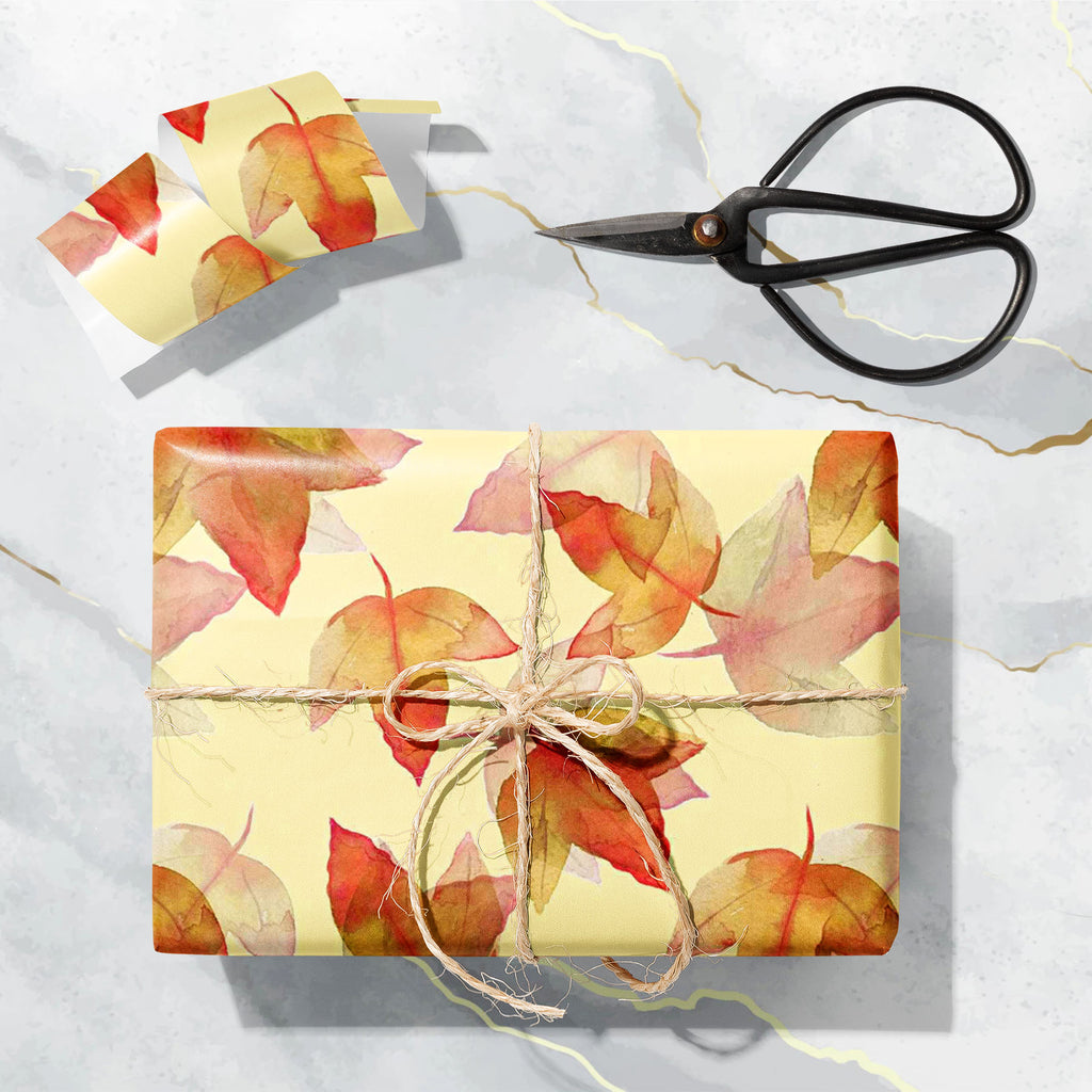 Autumn Leaves D3 Art & Craft Gift Wrapping Paper-Wrapping Papers-WRP_PP-IC 5007681 IC 5007681, Botanical, Drawing, Fashion, Floral, Flowers, Illustrations, Nature, Patterns, Scenic, Seasons, Signs, Signs and Symbols, Sketches, Watercolour, autumn, leaves, d3, art, craft, gift, wrapping, paper, background, beautiful, colore, creative, creativity, decor, decoration, design, drawn, effect, elegance, elegant, element, hand, illustration, image, interior, objects, painted, pattern, plant, raster, repetition, sea