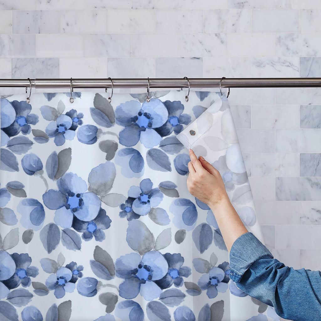 Summer Flowers D2 Washable Waterproof Shower Curtain-Shower Curtains-CUR_SH_EL-IC 5007689 IC 5007689, Ancient, Art and Paintings, Books, Botanical, Drawing, Fashion, Floral, Flowers, Historical, Medieval, Nature, Patterns, Retro, Signs, Signs and Symbols, Vintage, Watercolour, Wedding, summer, d2, washable, waterproof, shower, curtain, flower, pattern, watercolor, art, artistic, background, beautiful, blue, botany, card, colore, cover, decoration, design, drawn, elegance, elegant, element, feminine, florist