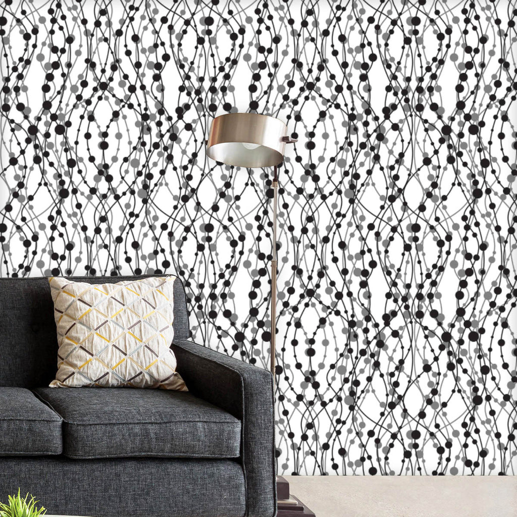 Black And White Geometry Wallpaper Roll-Wallpapers Peel & Stick-WAL_PA-IC 5007818 IC 5007818, Abstract Expressionism, Abstracts, Black, Black and White, Botanical, Circle, Decorative, Dots, Fashion, Floral, Flowers, Geometric, Geometric Abstraction, Illustrations, Modern Art, Nature, Patterns, Retro, Semi Abstract, Signs, Signs and Symbols, White, and, geometry, wallpaper, roll, pattern, seamless, textile, design, tapestry, abstract, background, bright, contrast, decoration, detail, disc, disk, dot, fabric,